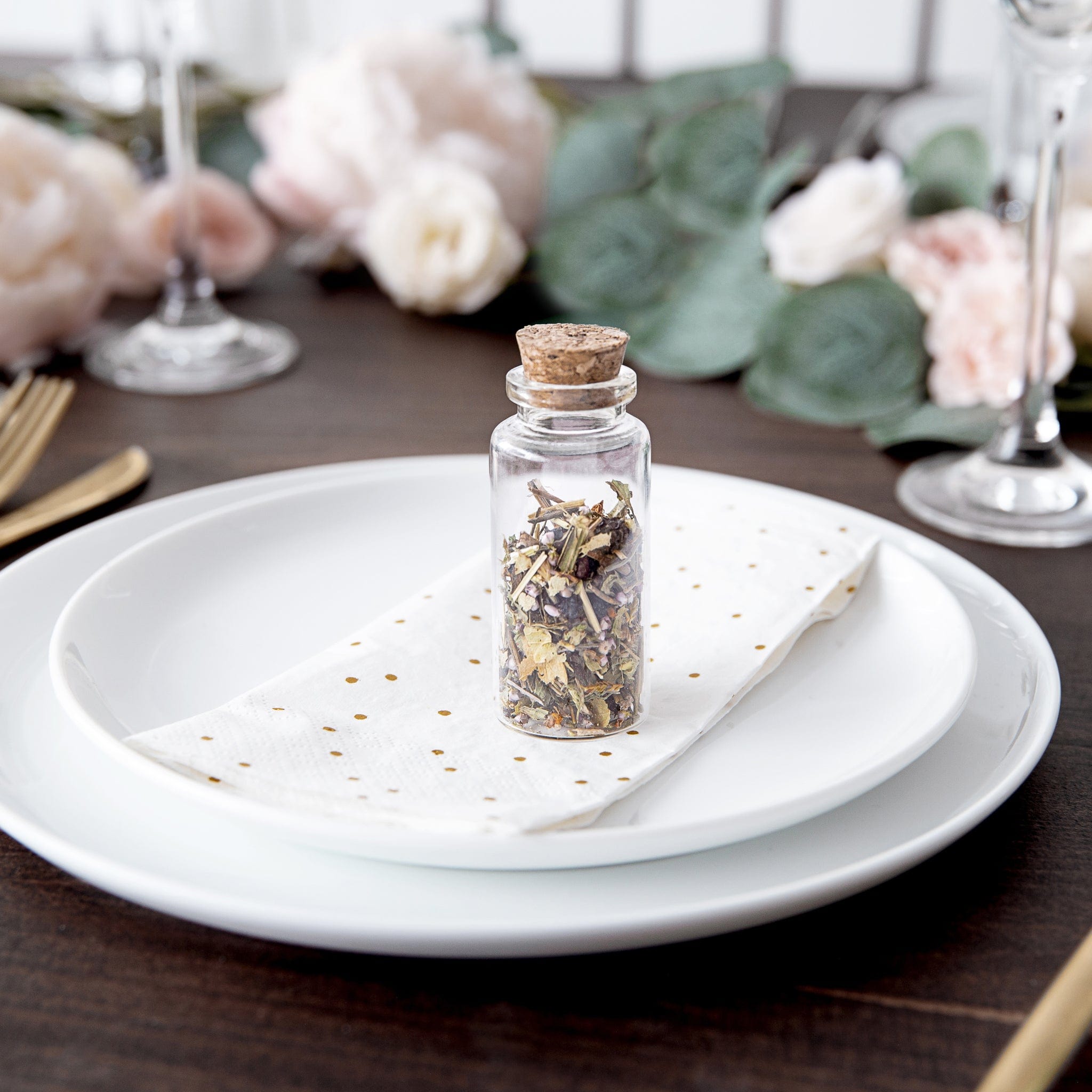 OUTLET Fläschchen mit Korken aus Glas