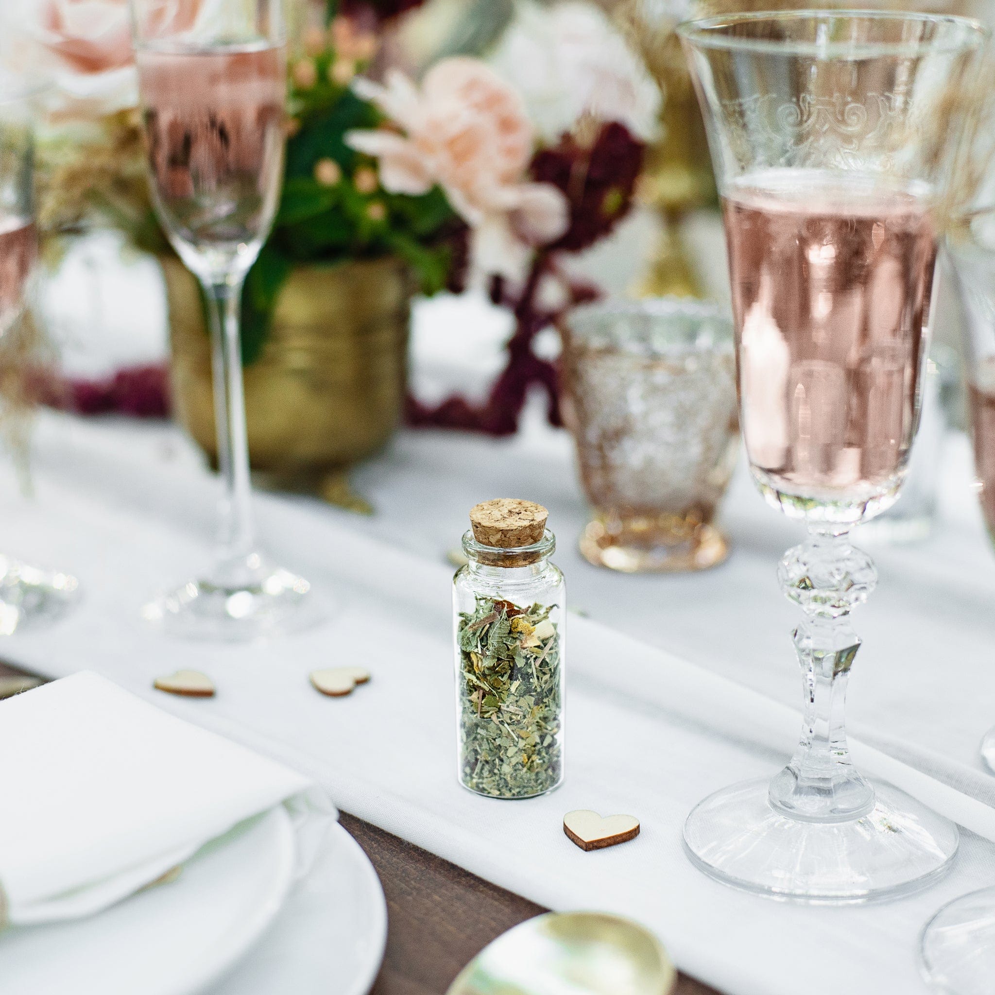 OUTLET Fläschchen mit Korken aus Glas