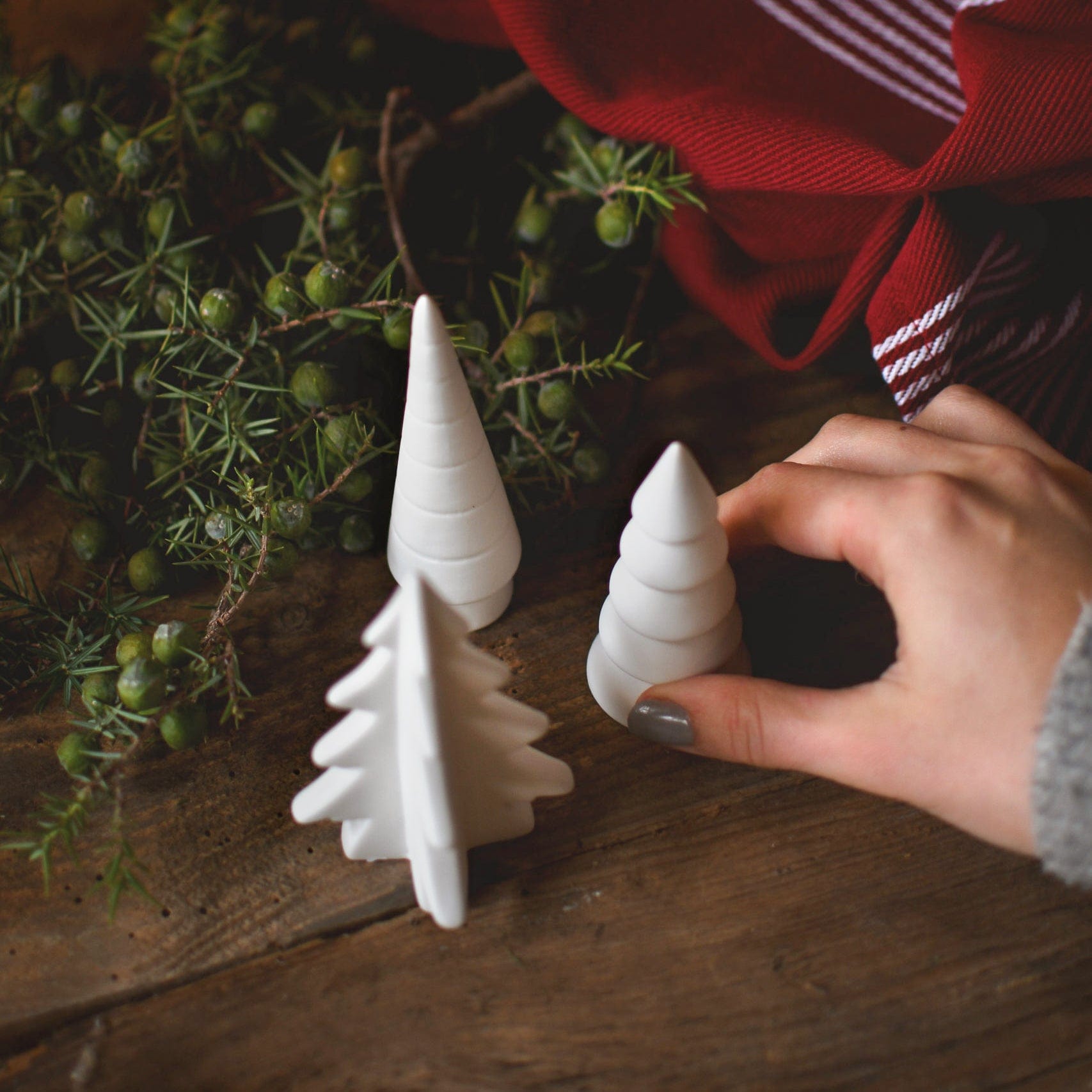 Deko Weihnachtsbaum Granby - weiß