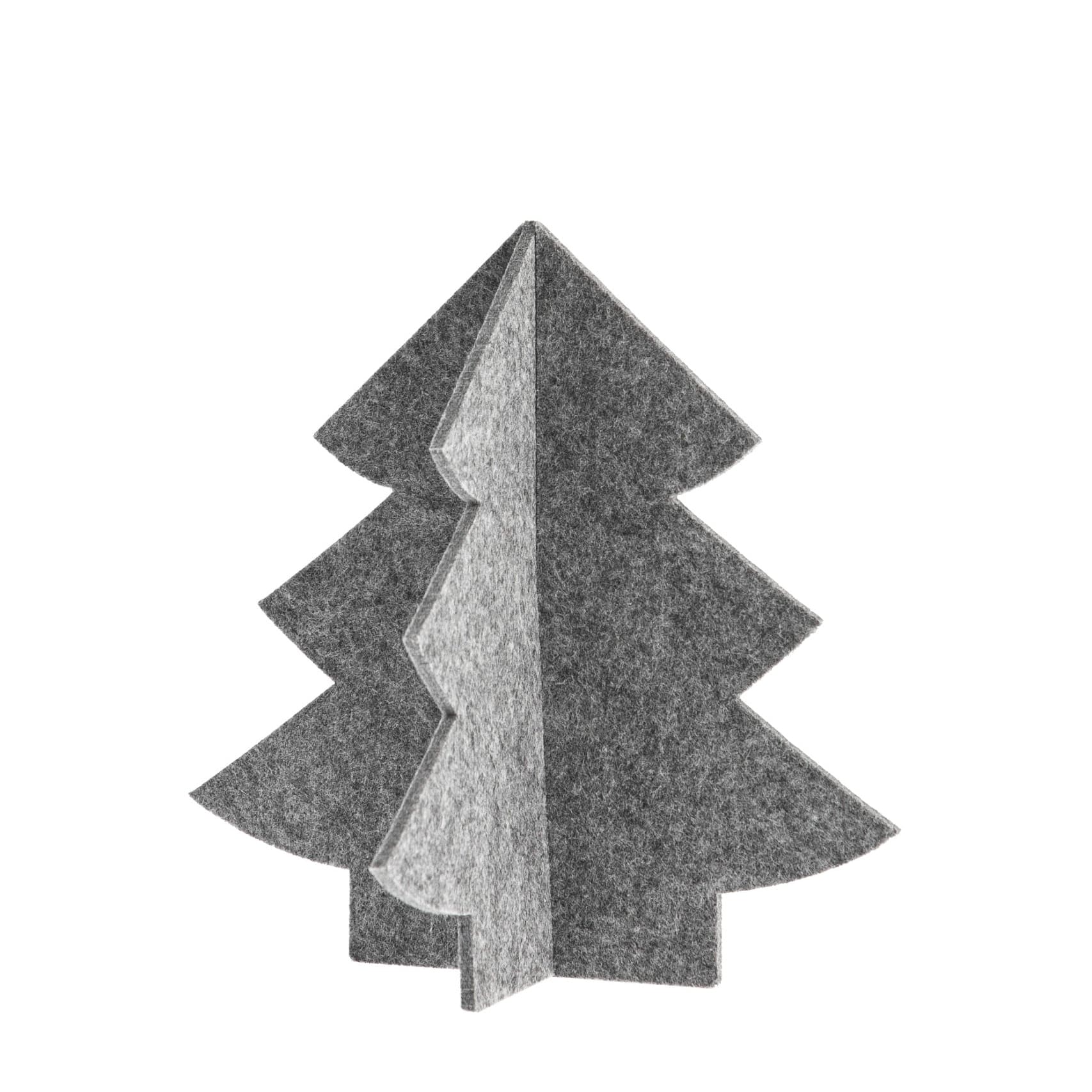 Weihnachtsbaum aus Filz Granfors - grau