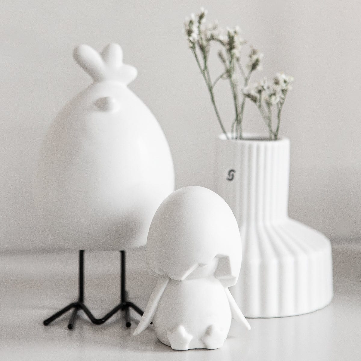 Osterdekoration Greta - weiß