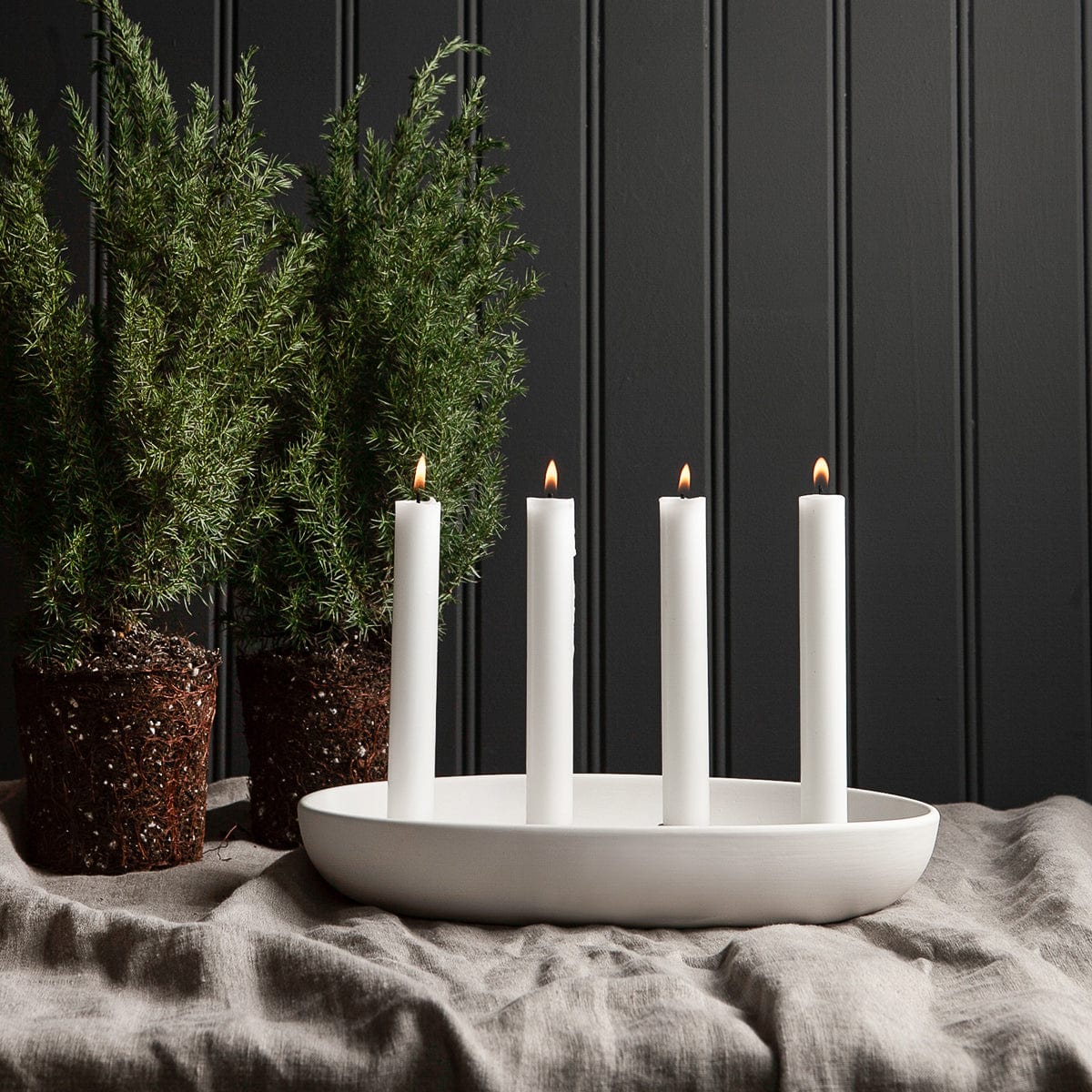 Kerzenhalter Gröndal - weiß