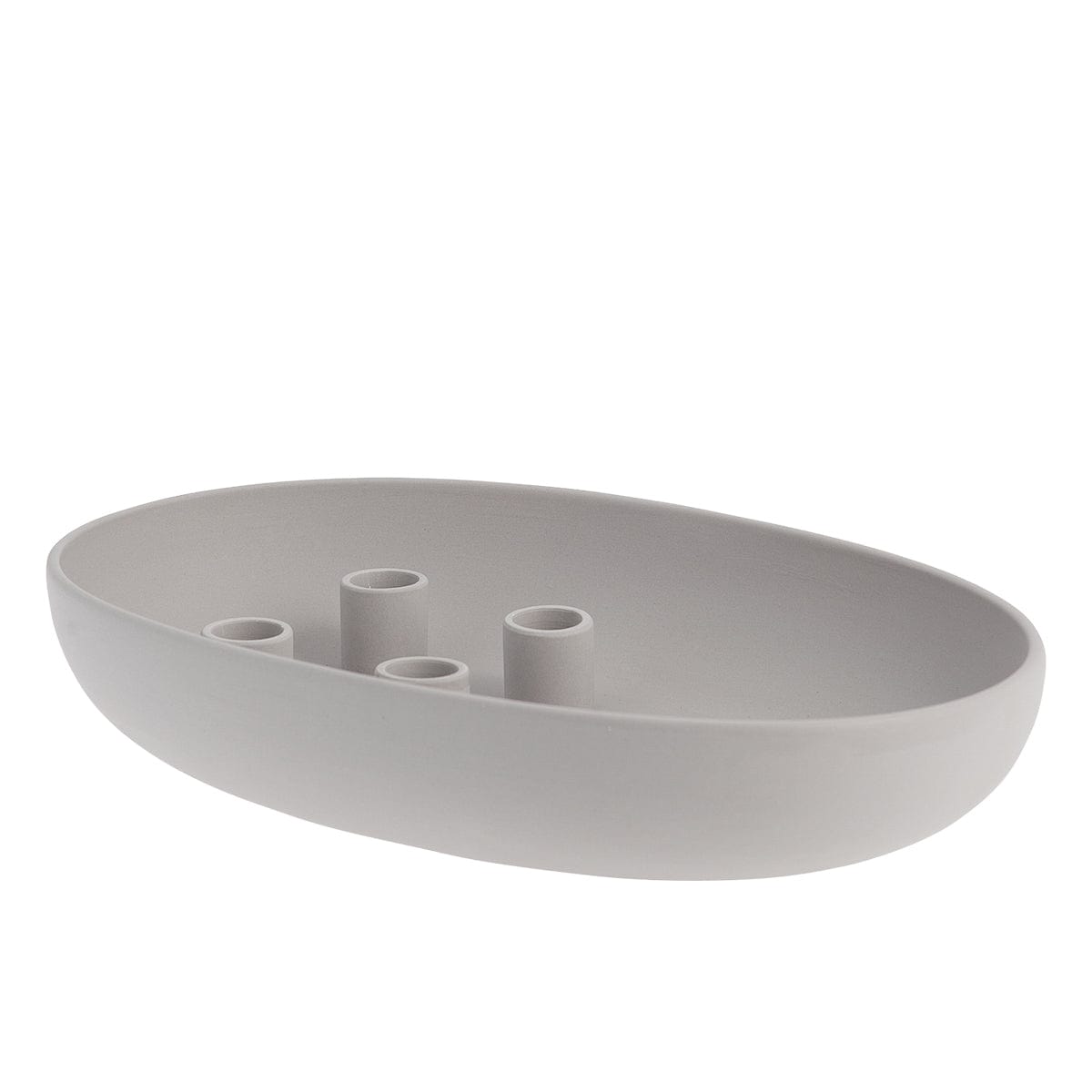 Kerzenhalter Gullholmen - hellgrau