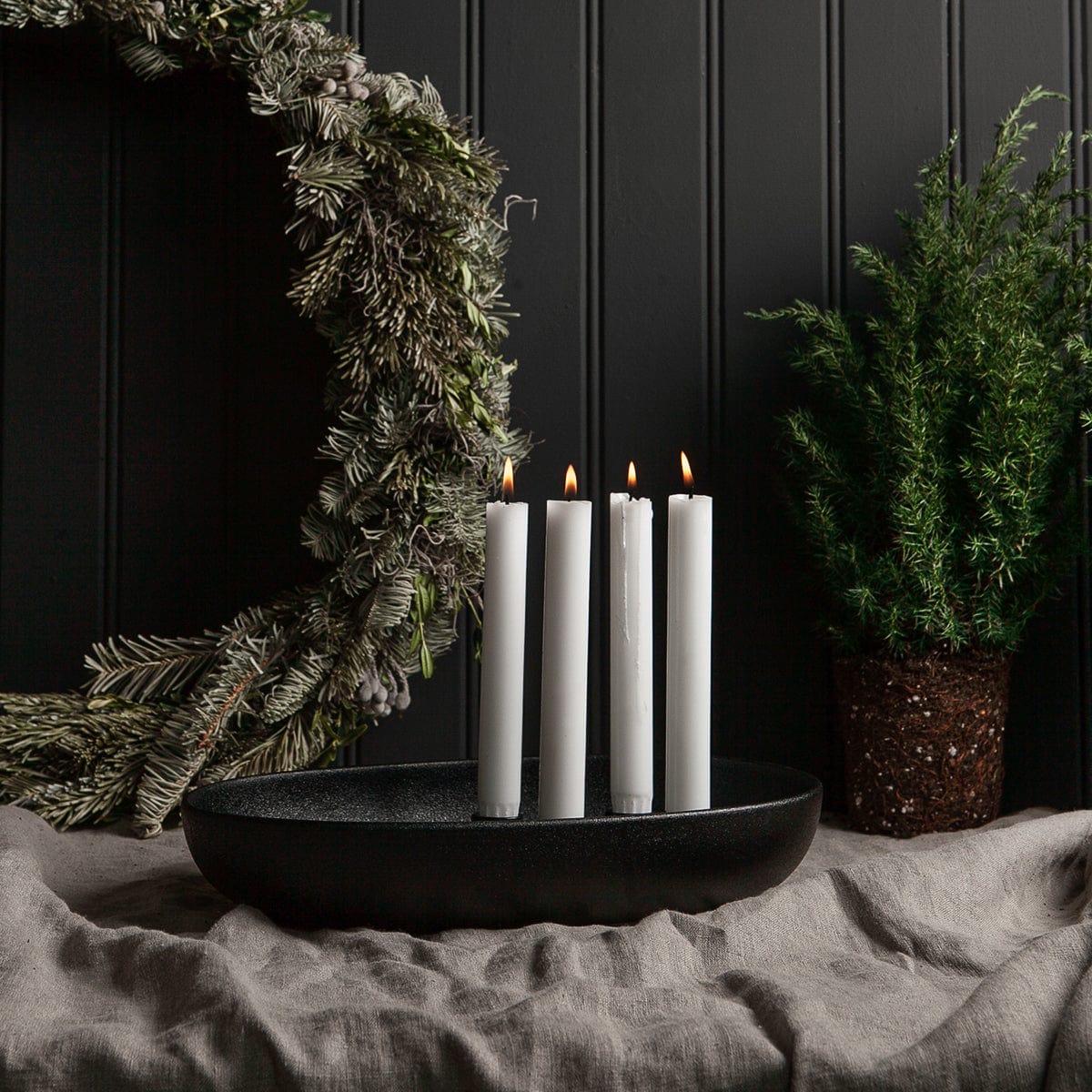 B-Ware Kerzenhalter Gullholmen - schwarz