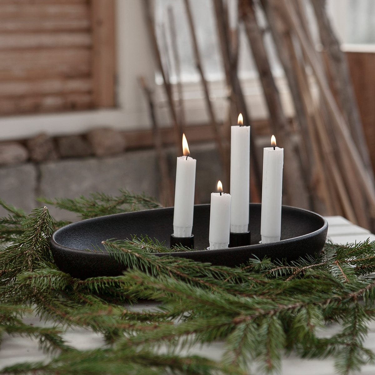 B-Ware Kerzenhalter Gullholmen - schwarz