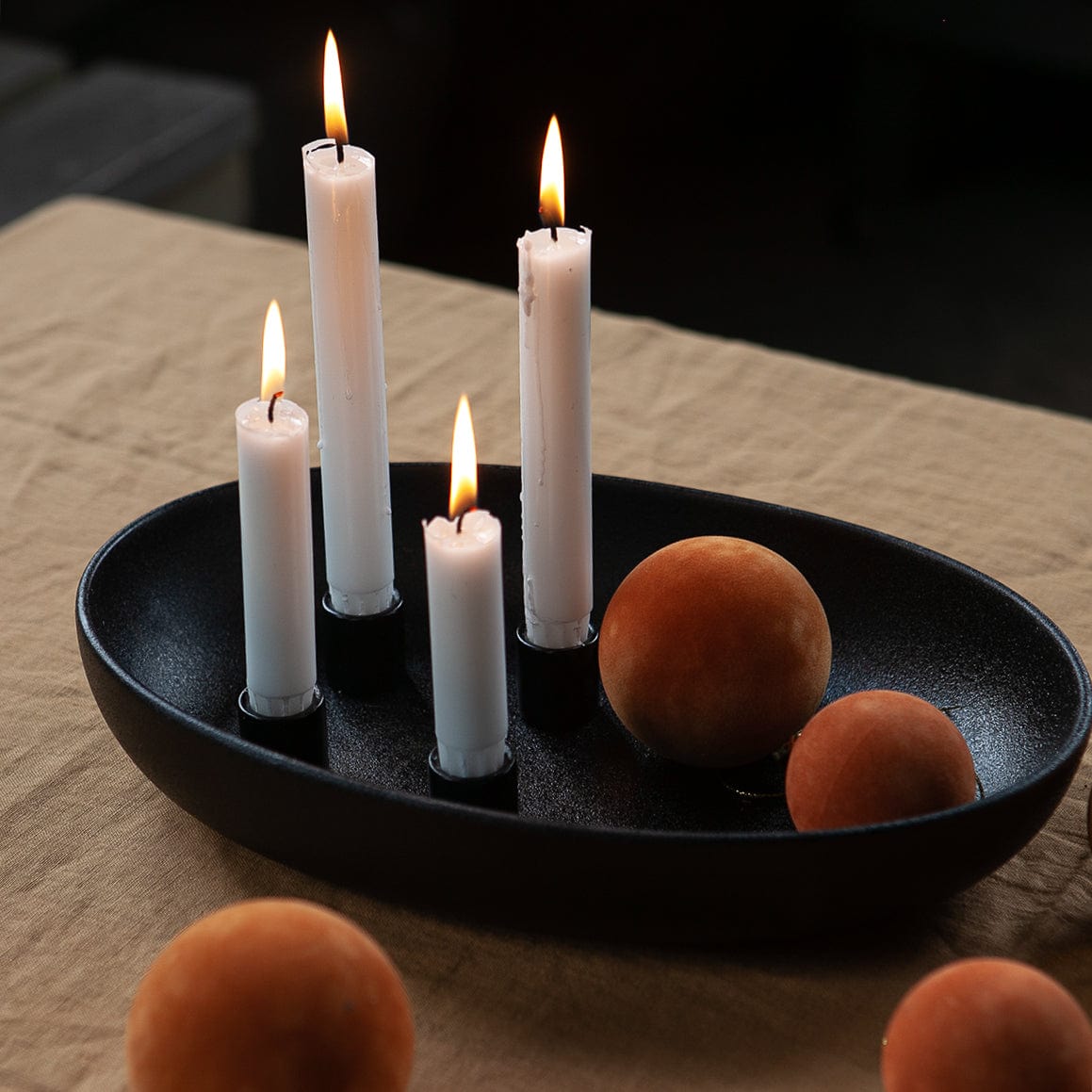 B-Ware Kerzenhalter Gullholmen - schwarz