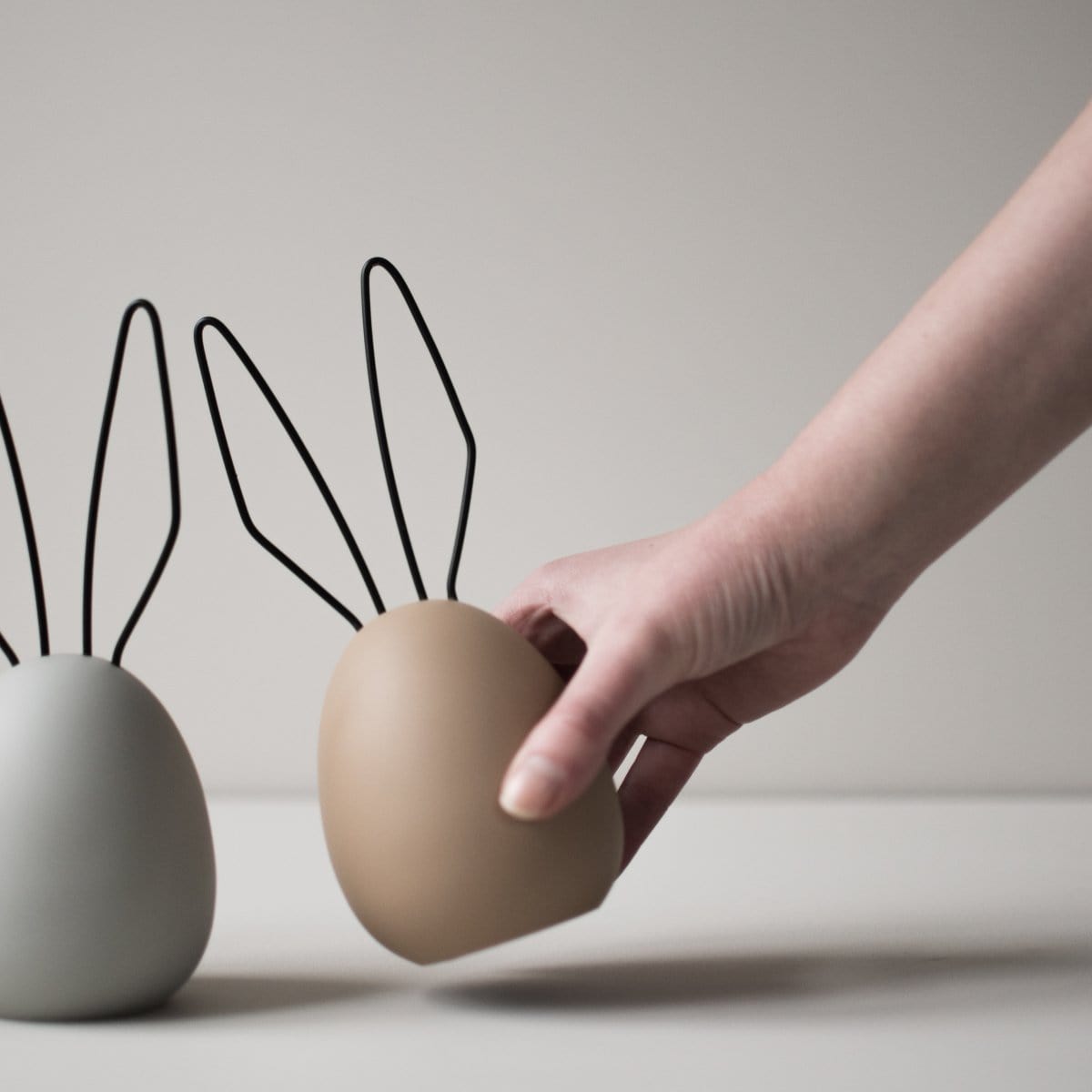 Hare Osterdekoration Hase - sand