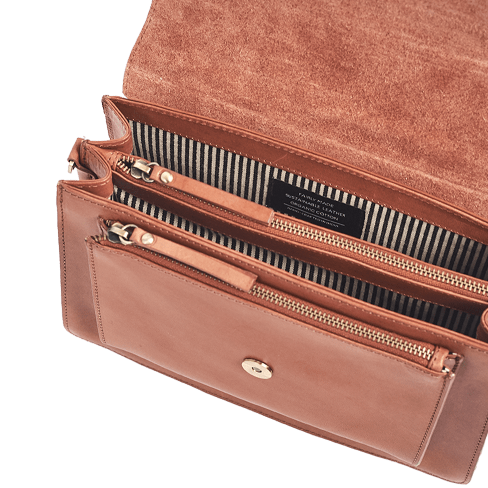 Harper Tasche - Leder Cognac