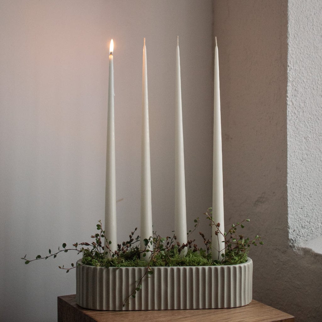 Kerzenhalter Stripe sandy mole
