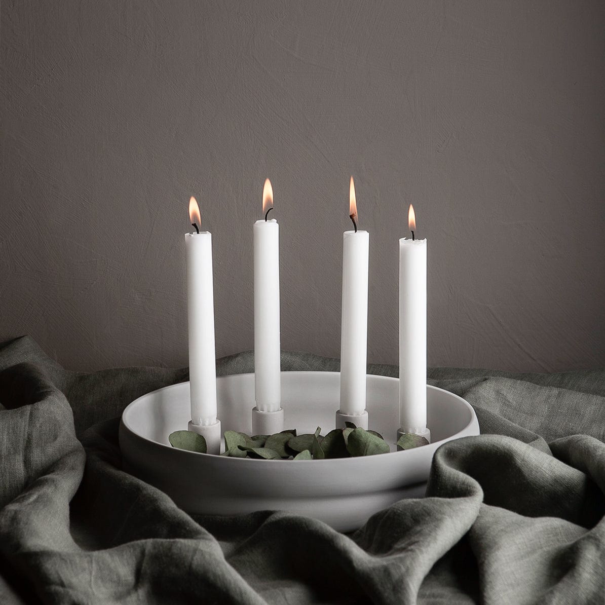 Kerzenhalter Kvistholmen - hellgrau