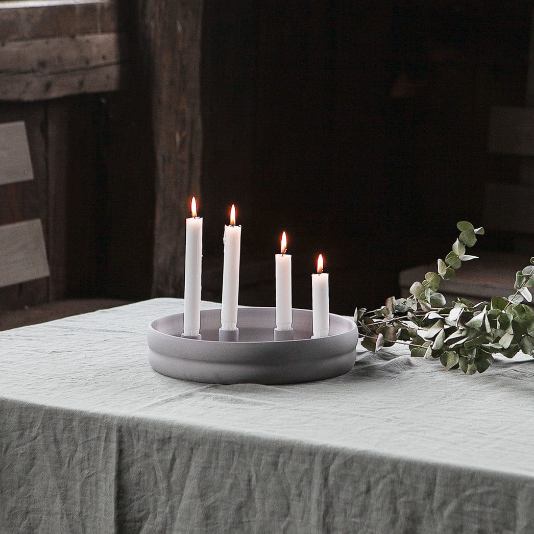 Kerzenhalter Kvistholmen - hellgrau