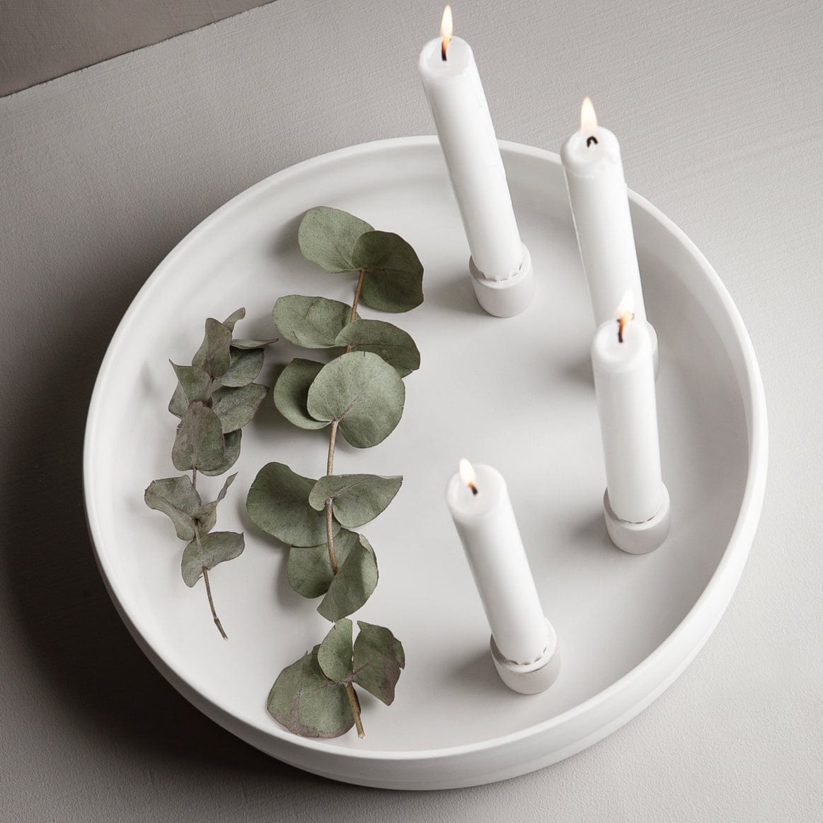 Kerzenhalter Kvistholmen - weiß