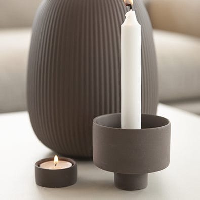 Liaved Kerzenhalter Set - braun