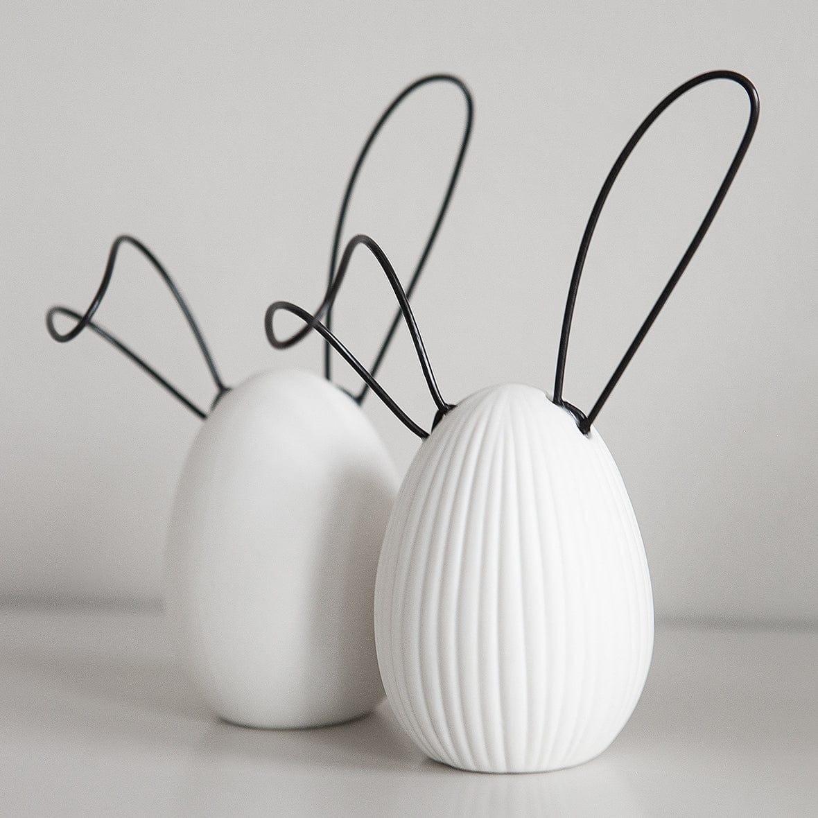 B-Ware Osterdekoration Linn - weiß