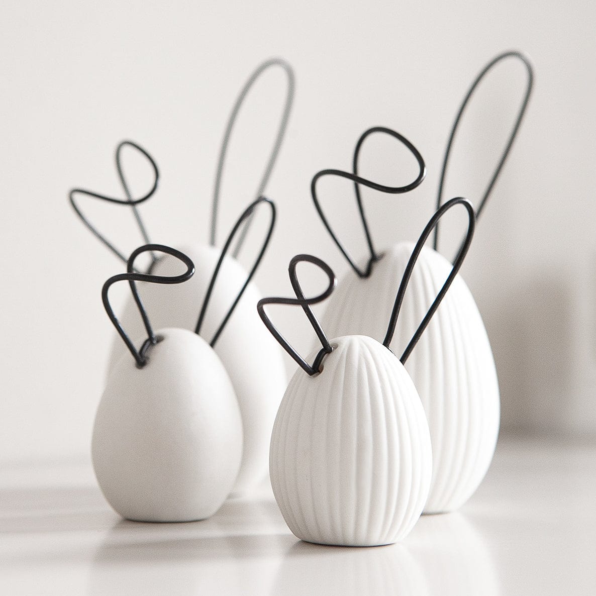 Osterdekoration Linnea - weiß