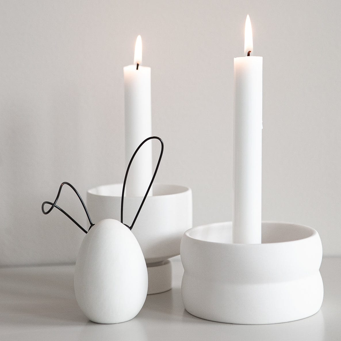 Osterdekoration Linnea - weiß