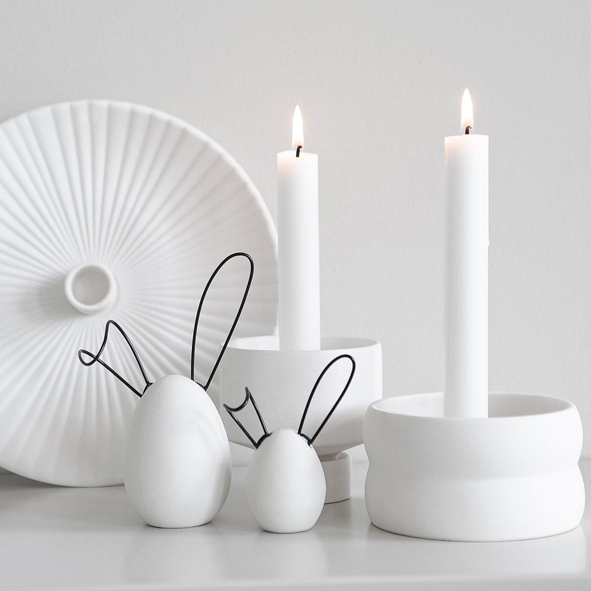 Osterdekoration Linnea - weiß