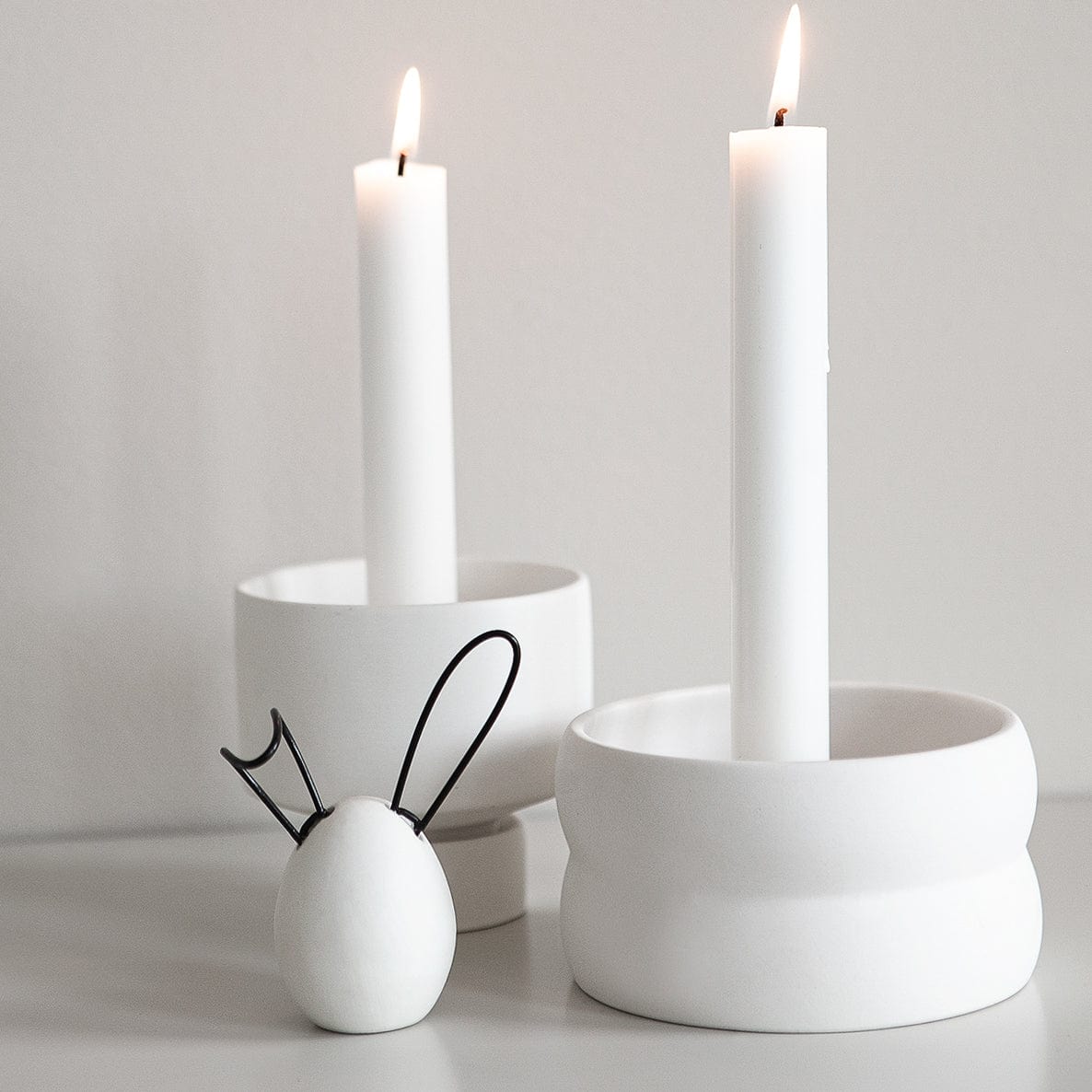 Osterdekoration Linnea - weiß