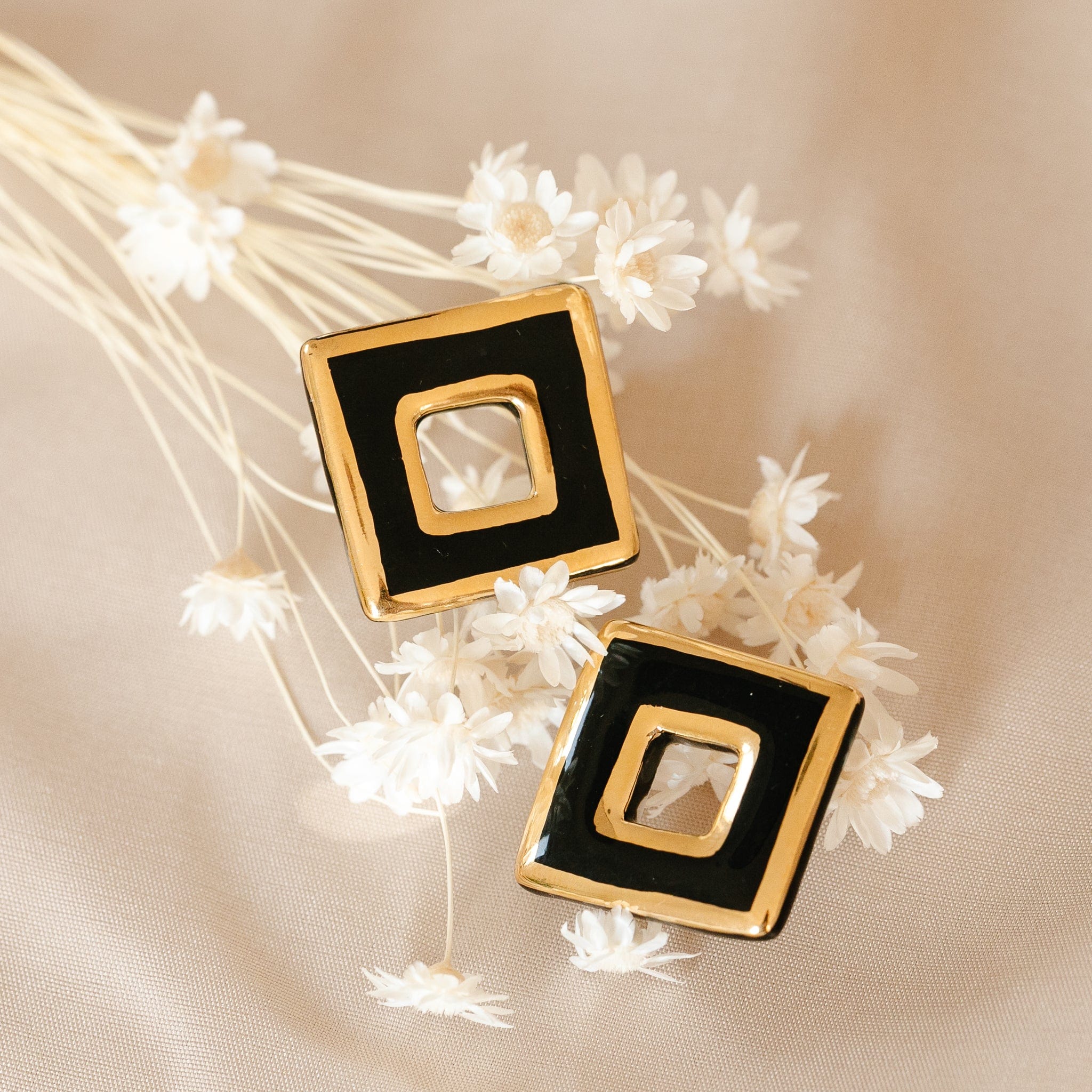 Ohrringe Savannah aus Porzellan