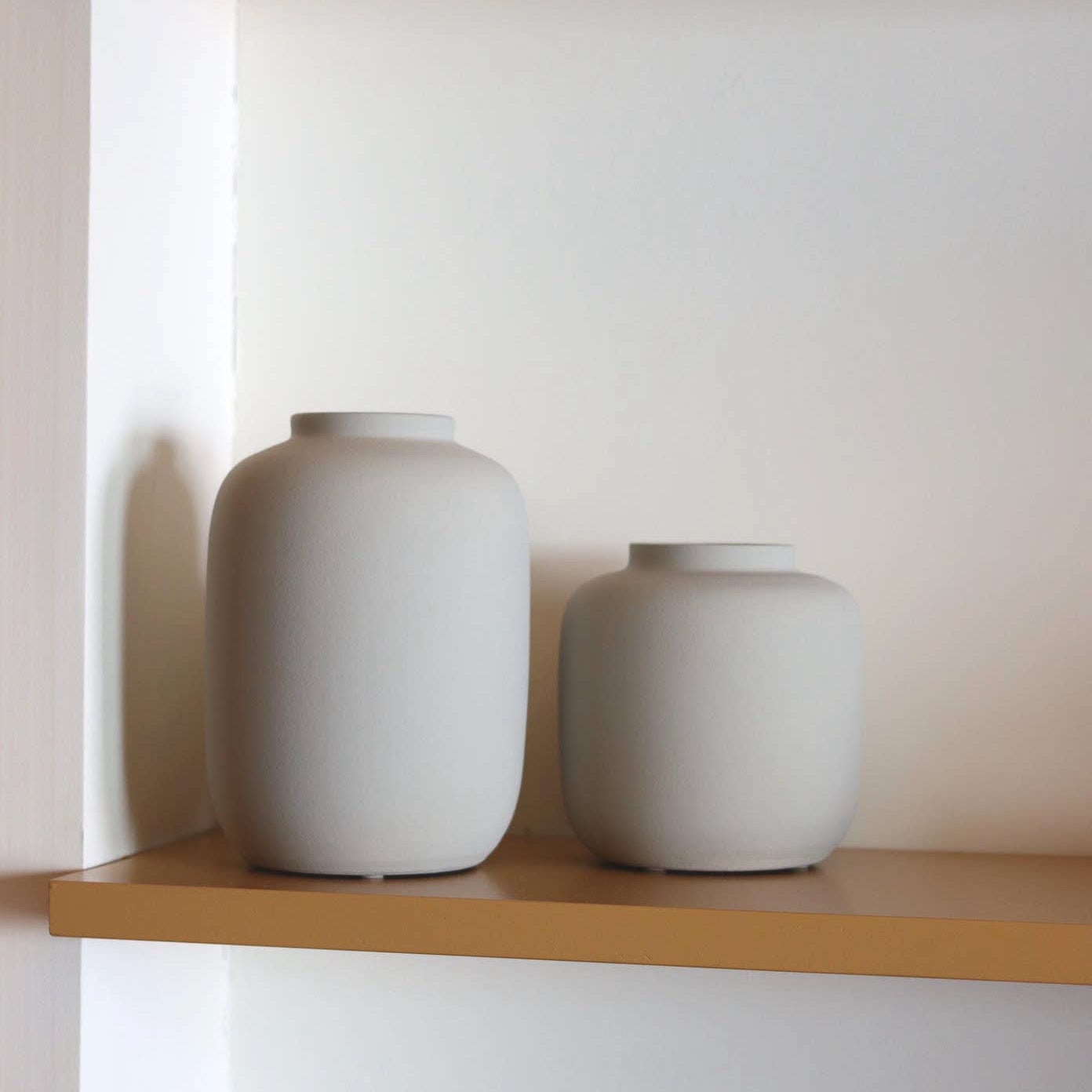 Vase Cloud grau