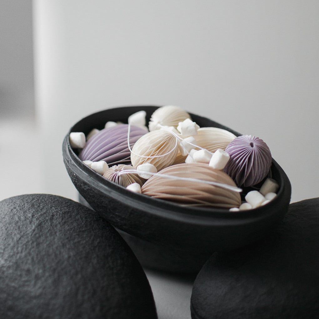 Ovoid Osterei aus Papier - sand