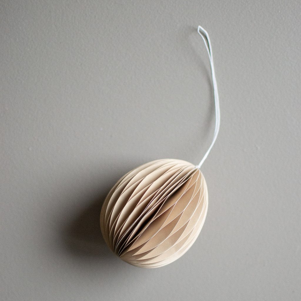 Ovoid Osterei aus Papier - sand