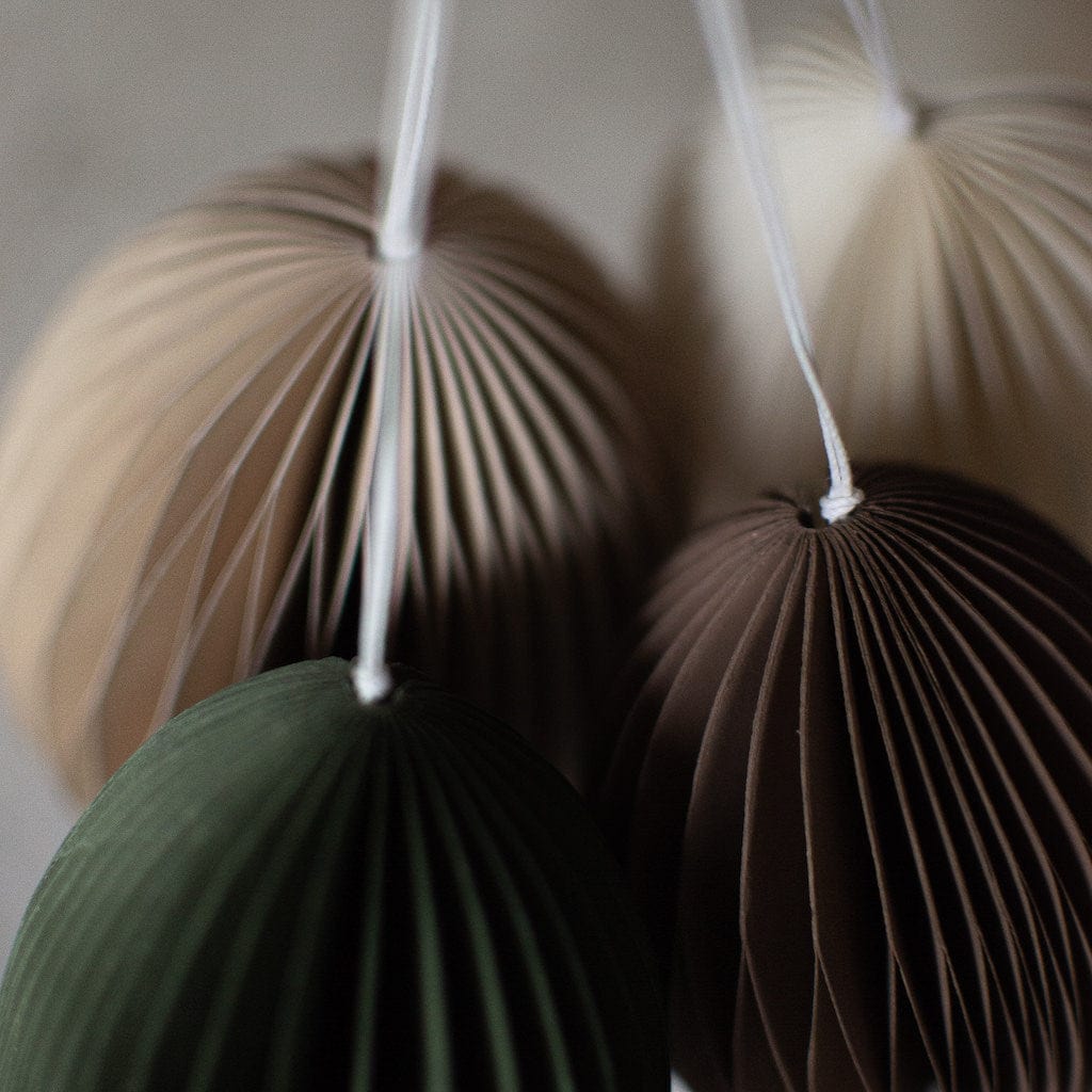 Ovoid Osterei aus Papier - sand