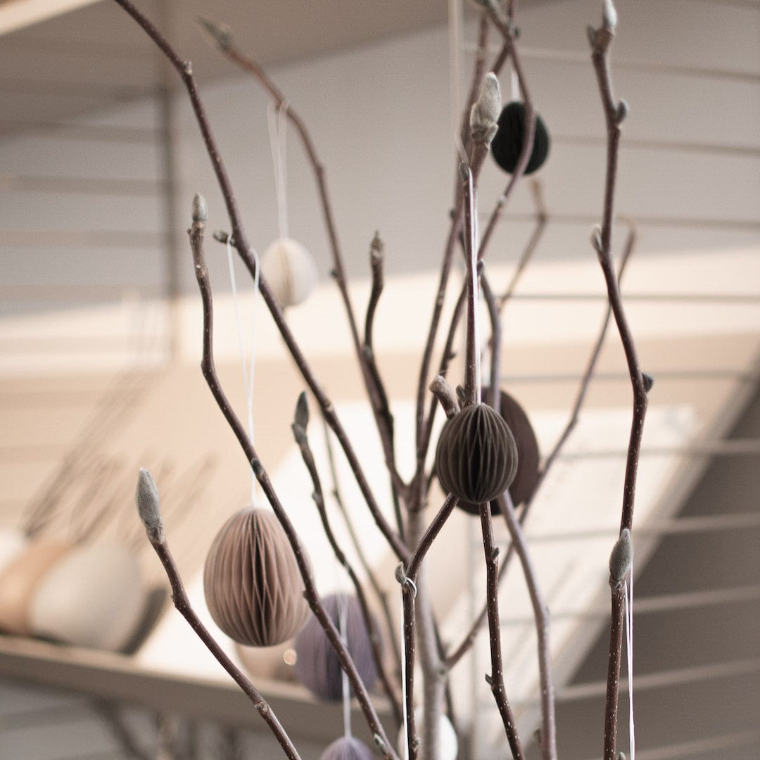 Ovoid Osterei aus Papier - sand