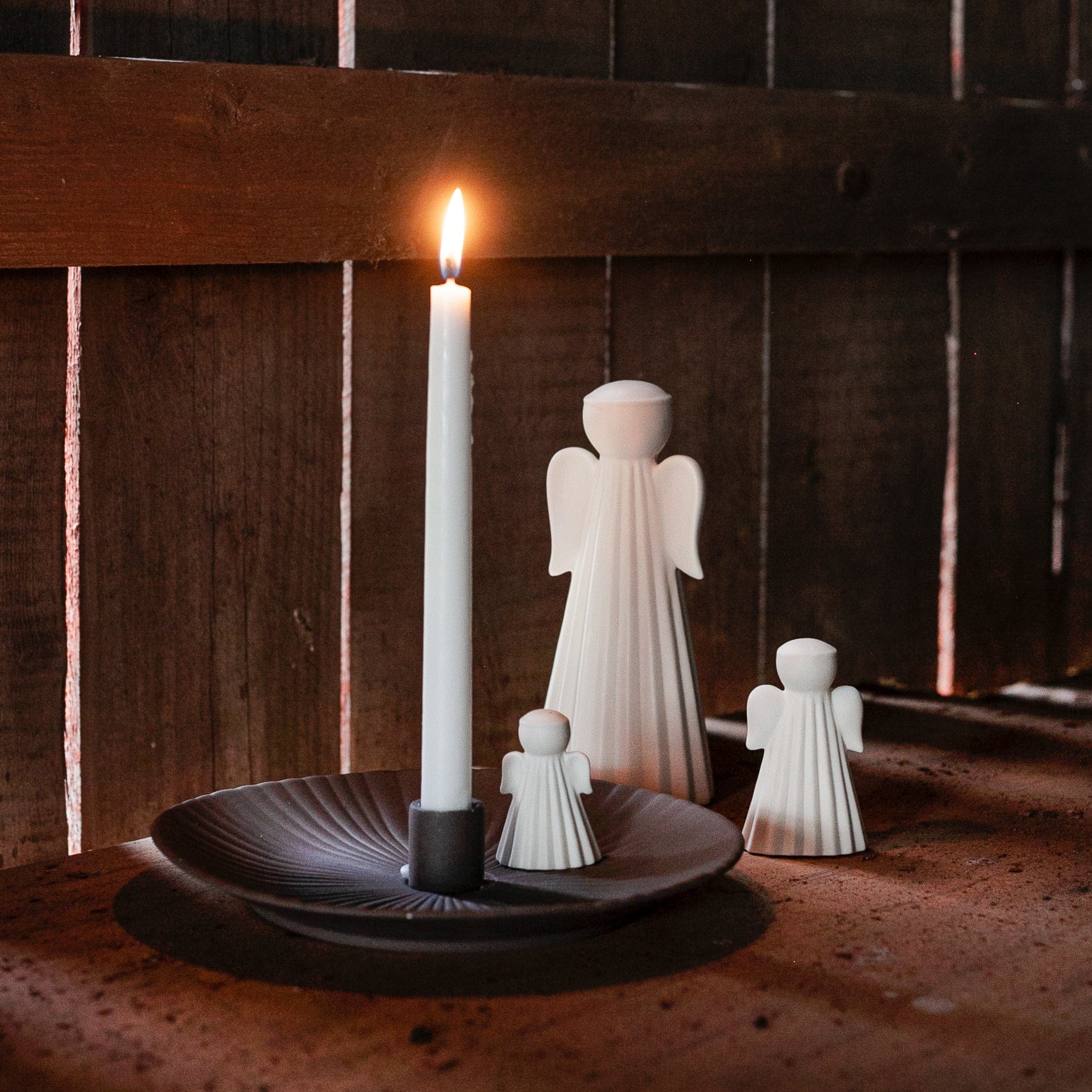 Dekofigur Engel Saga - weiß