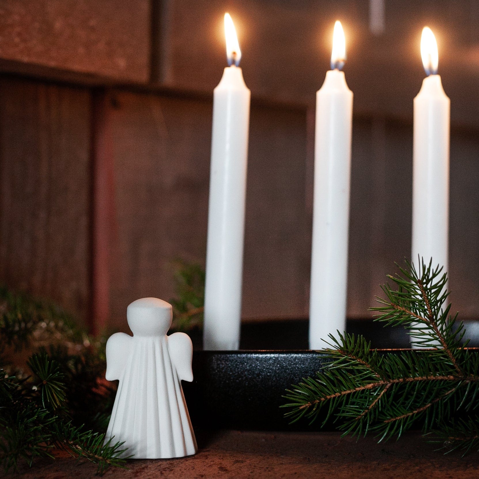 Dekofigur Engel Saga - weiß