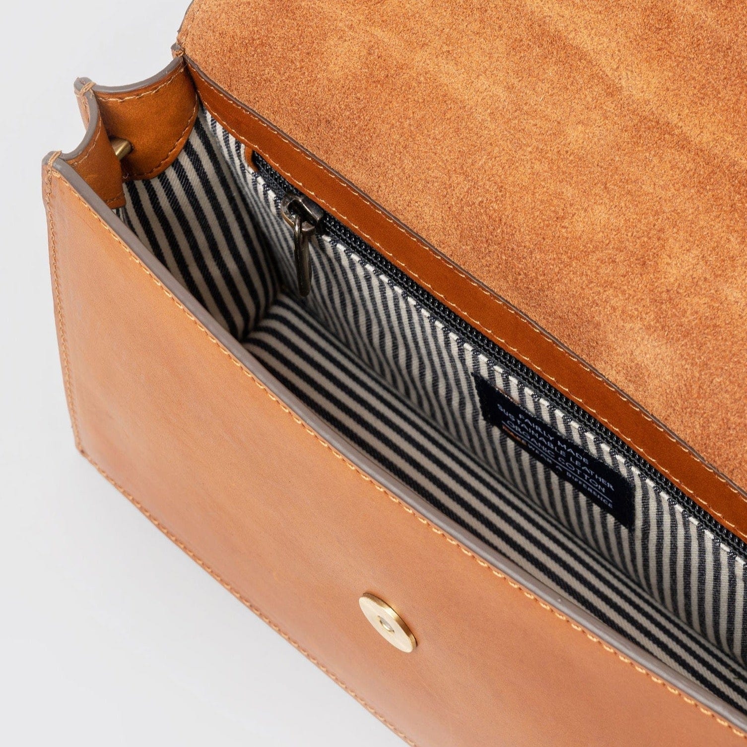 Stella Tasche - Leder Cognac mit 2 Straps