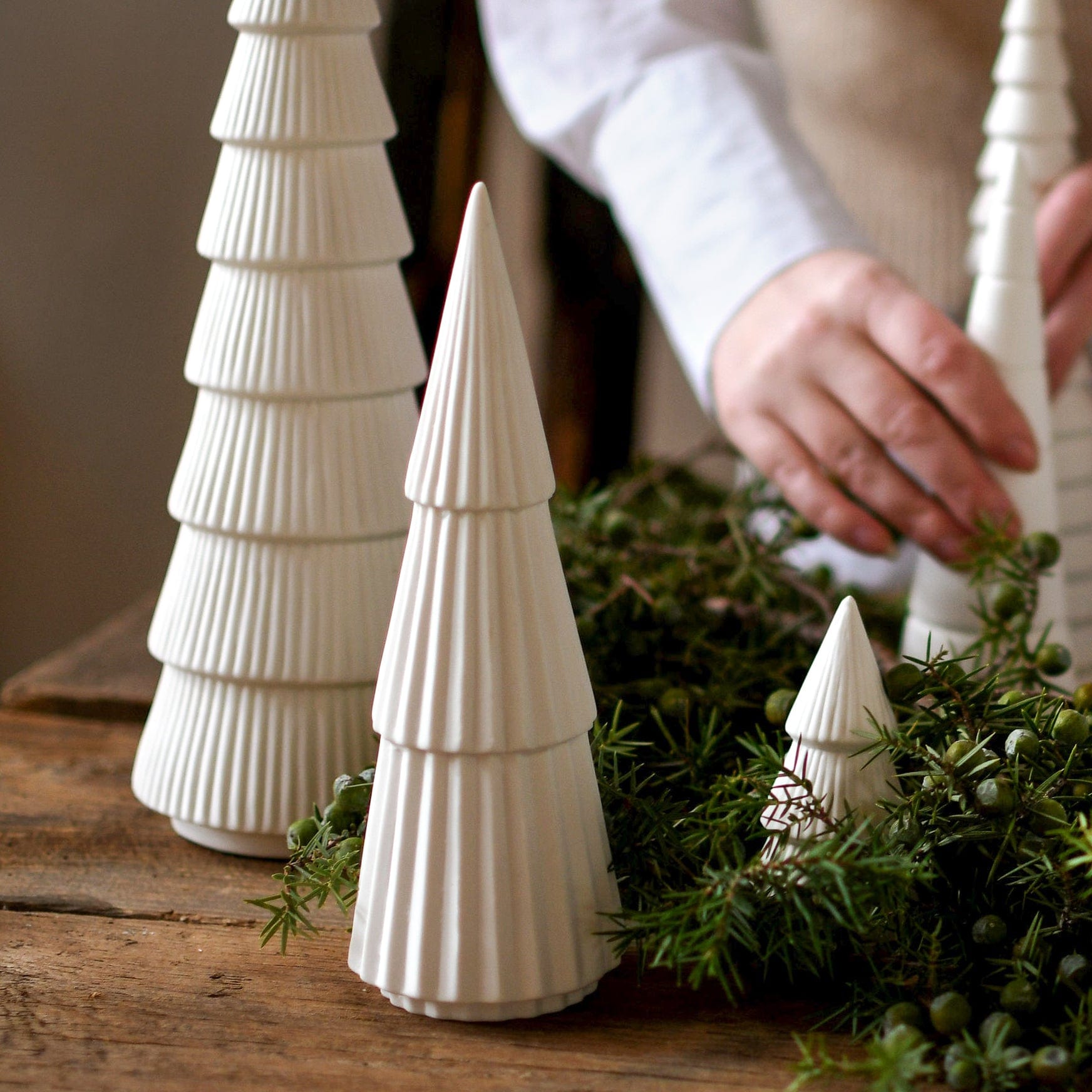 Deko Weihnachtsbaum Grandalen Weiß Skandi Storefactory