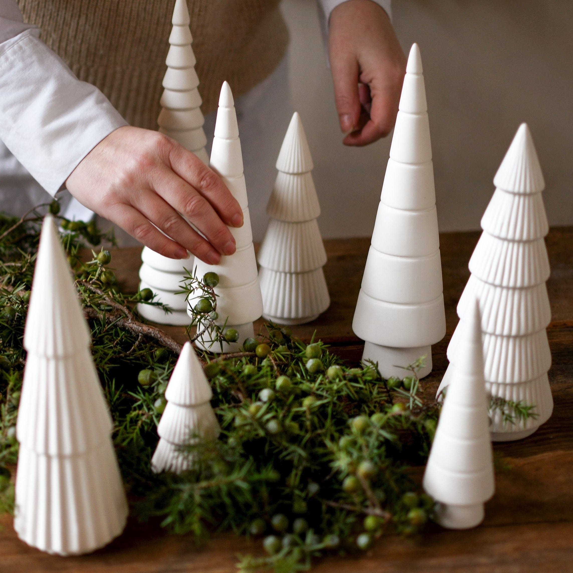 Deko Weihnachtsbaum Gransund Weiß Skandi Storefactory