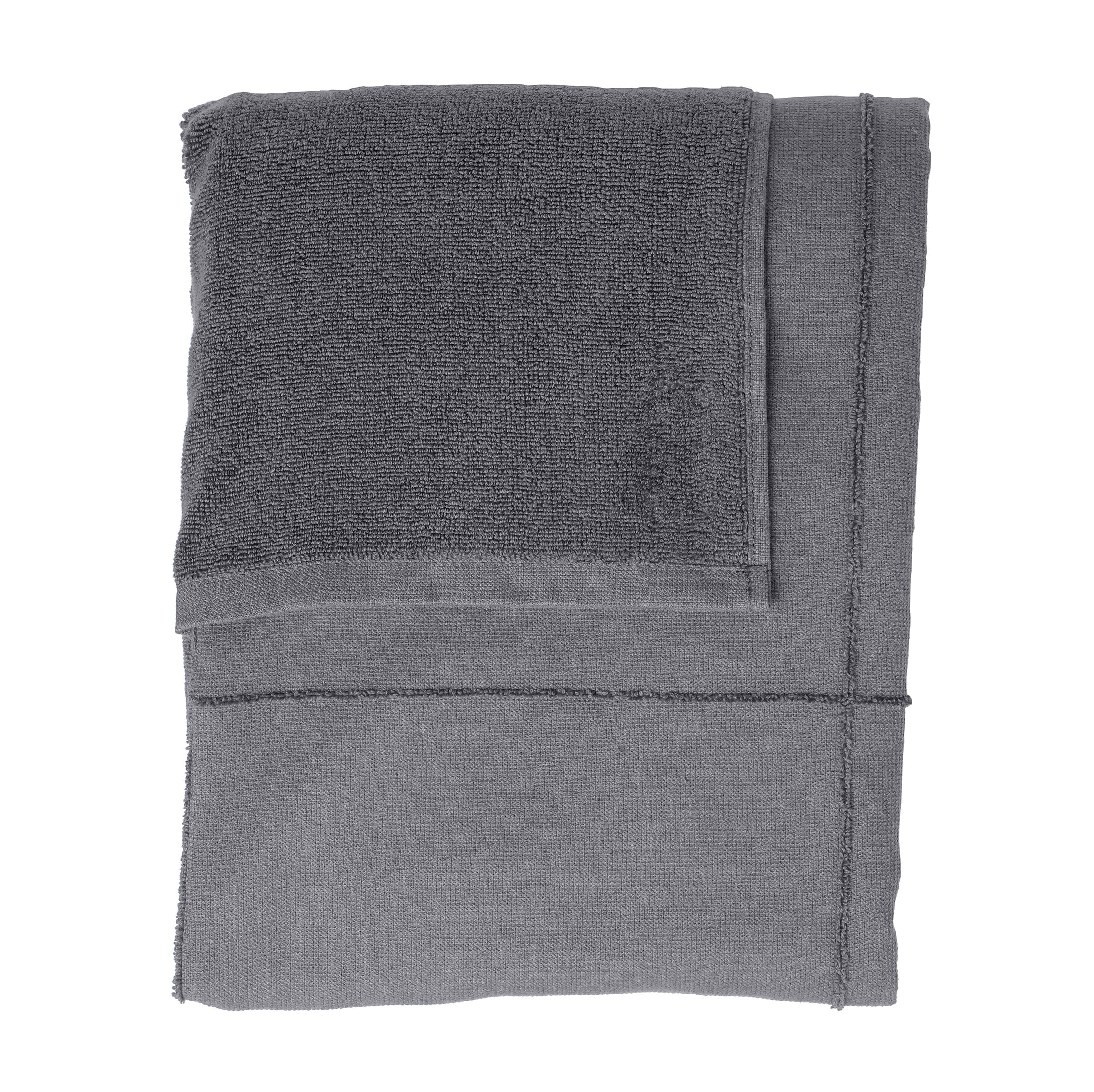 CALM Handtuch Towel To Wrap in Dunkelgrau Nachhaltigkeit The Organic Company 70 x 160 cm