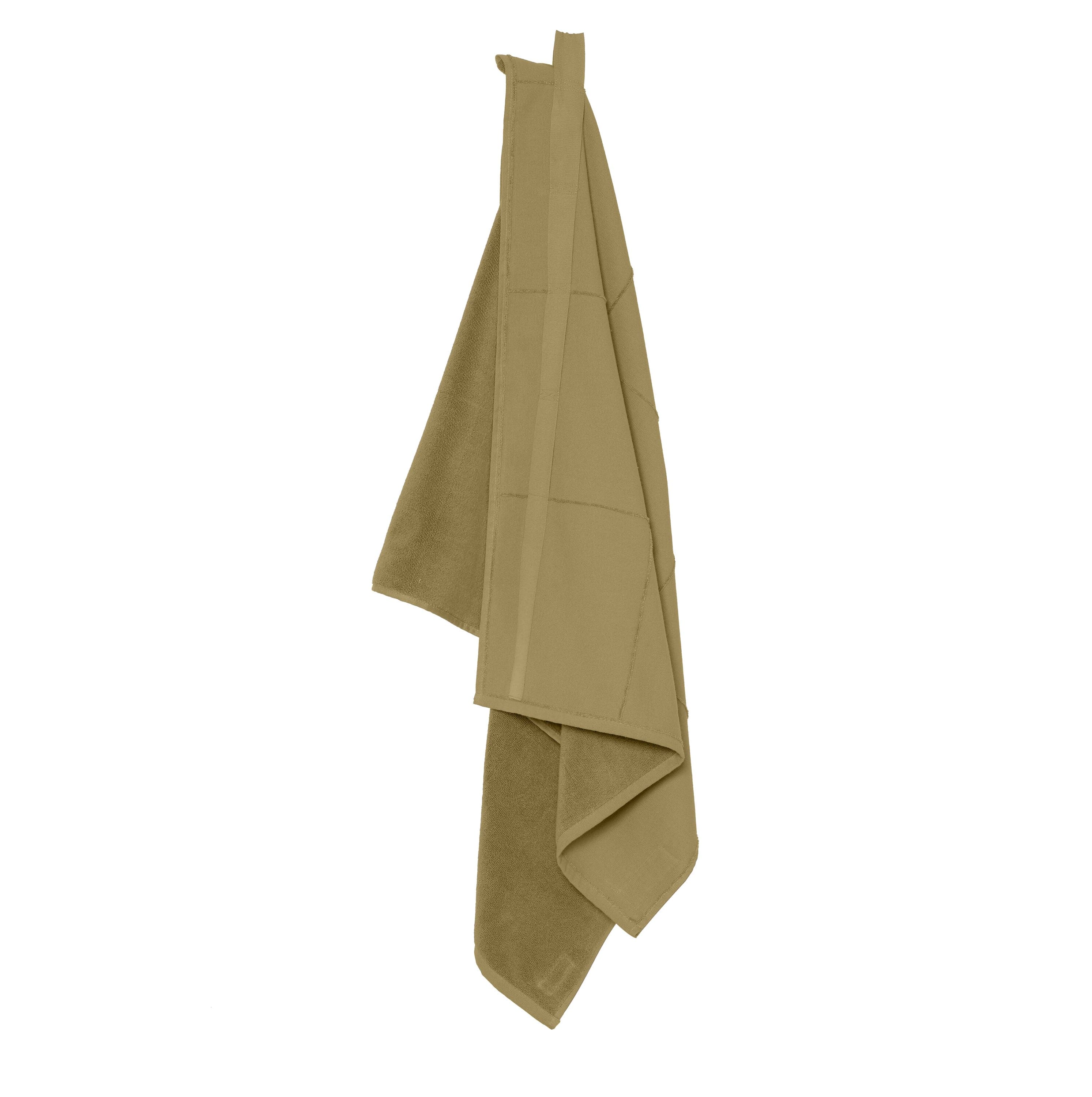 CALM Handtuch Towel To Wrap in Khaki Nachhaltigkeit The Organic Company 70 x 160 cm