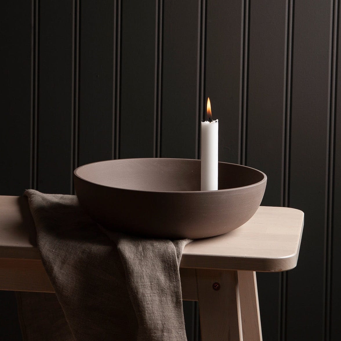 Lidatorp Kerzenhalter 26cm - braun