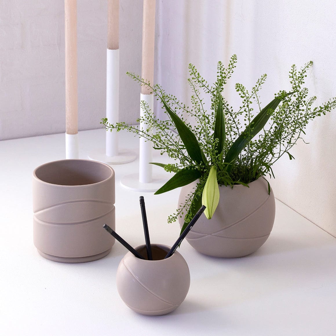 OUTLET Vase Water Flow - schwarz