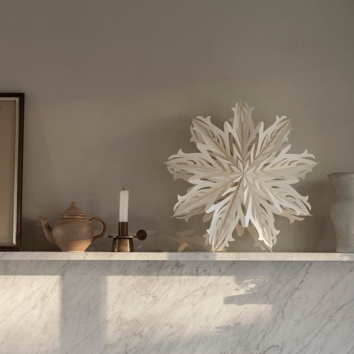 Stern Astrid 44cm - weiß