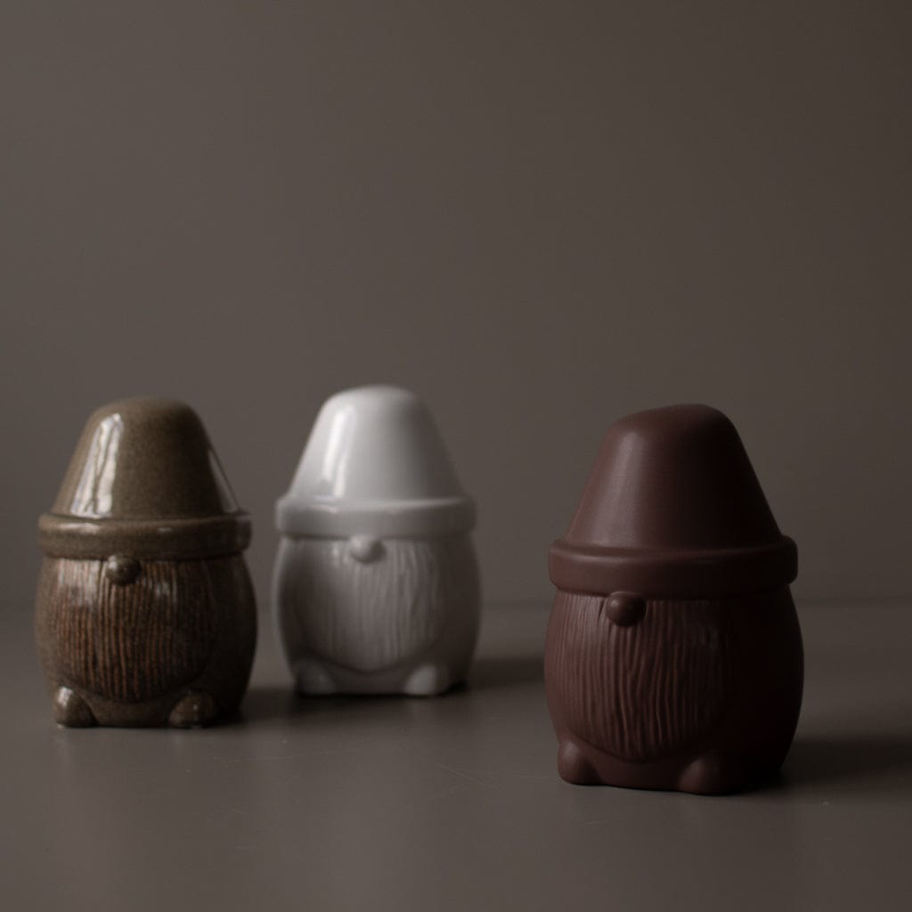 Weihnachtsdeko Mister Santa - weiß