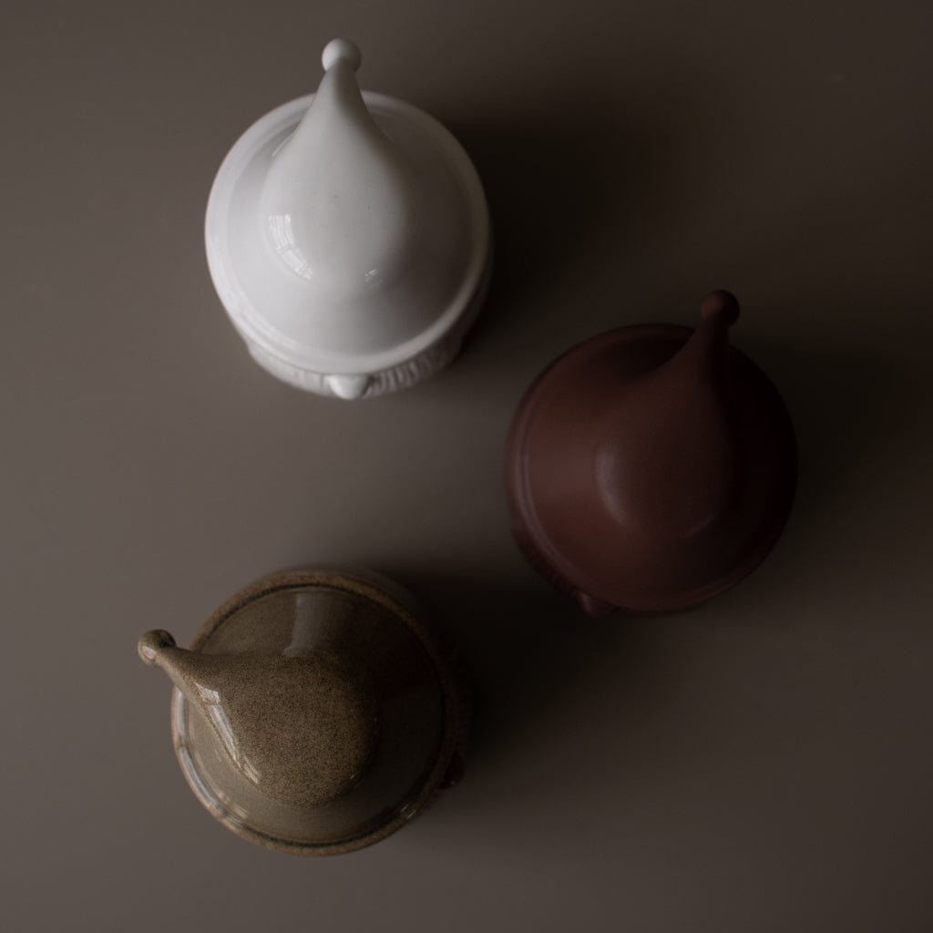 Weihnachtsdeko Mister Santa - weiß