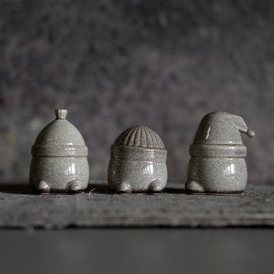 Weihnachtsdeko Hipster Triplets 3er Pack - multi