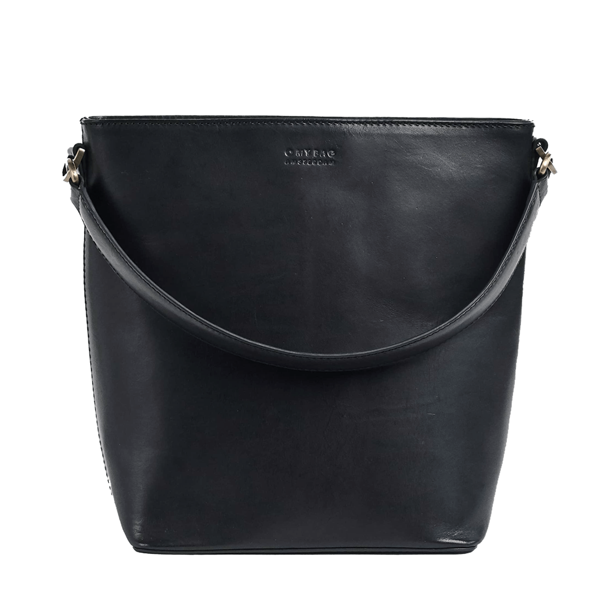 Bobbi Bucket Tasche Maxi - Leder Schwarz