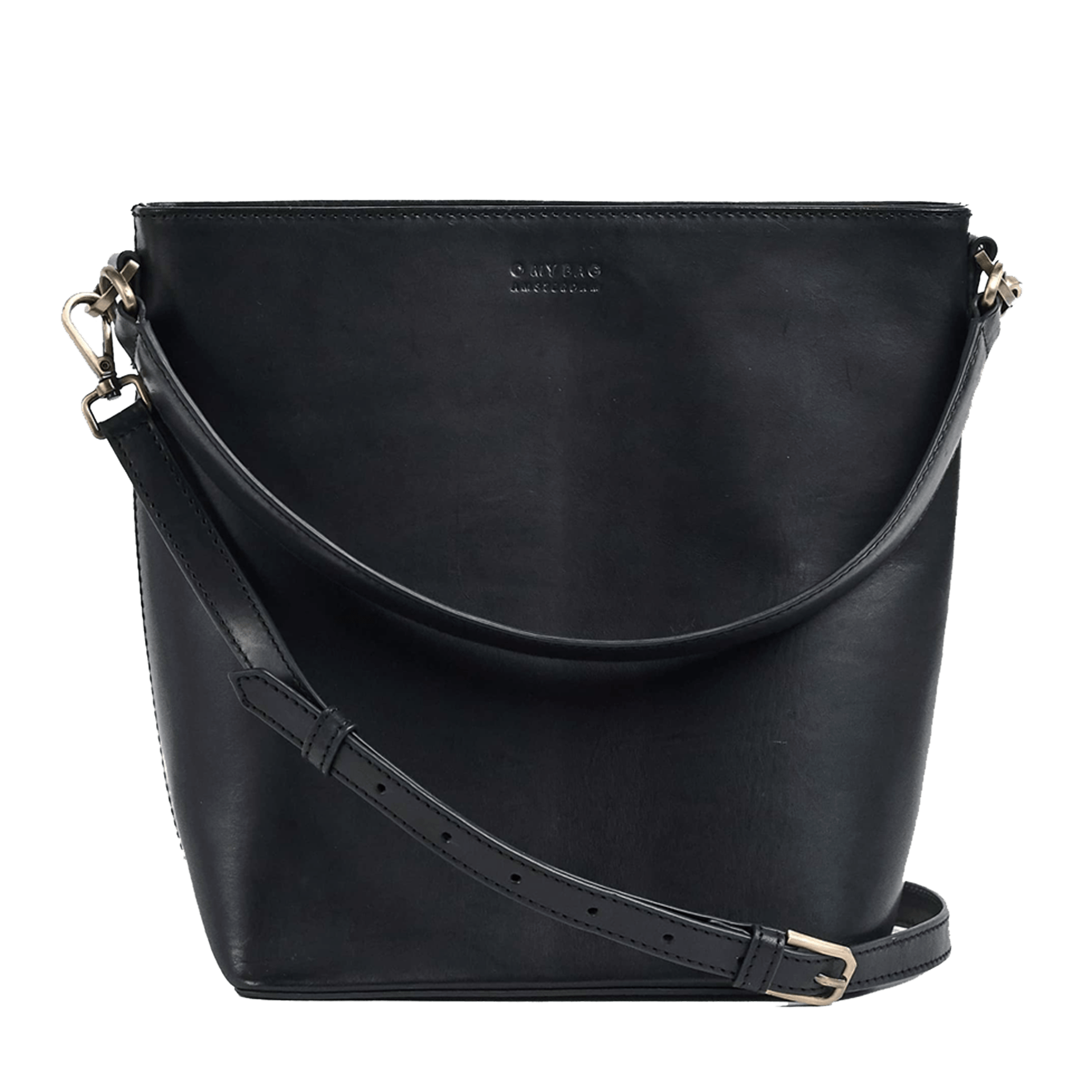 Bobbi Bucket Tasche Maxi - Leder Schwarz