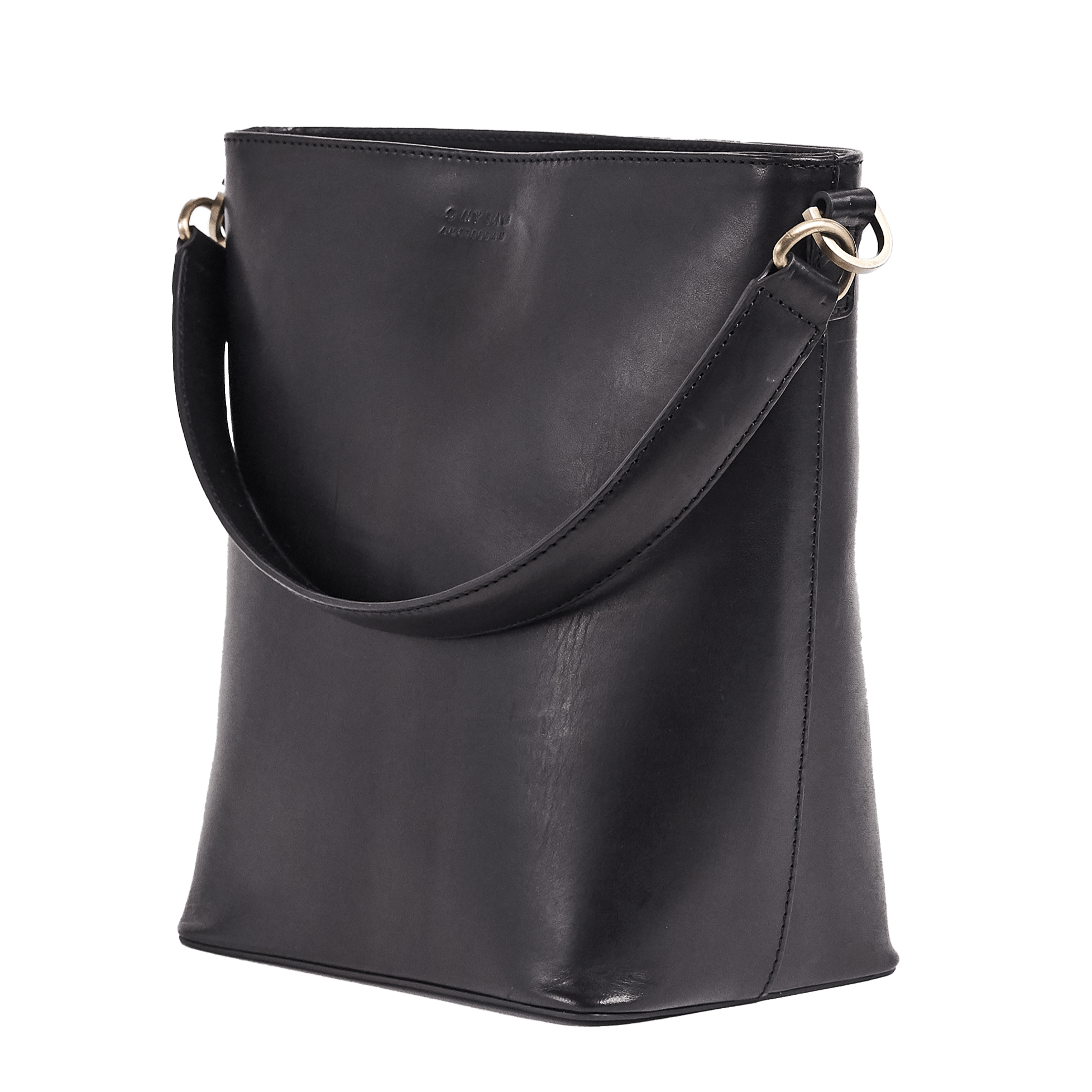 Bobbi Bucket Tasche Maxi - Leder Schwarz