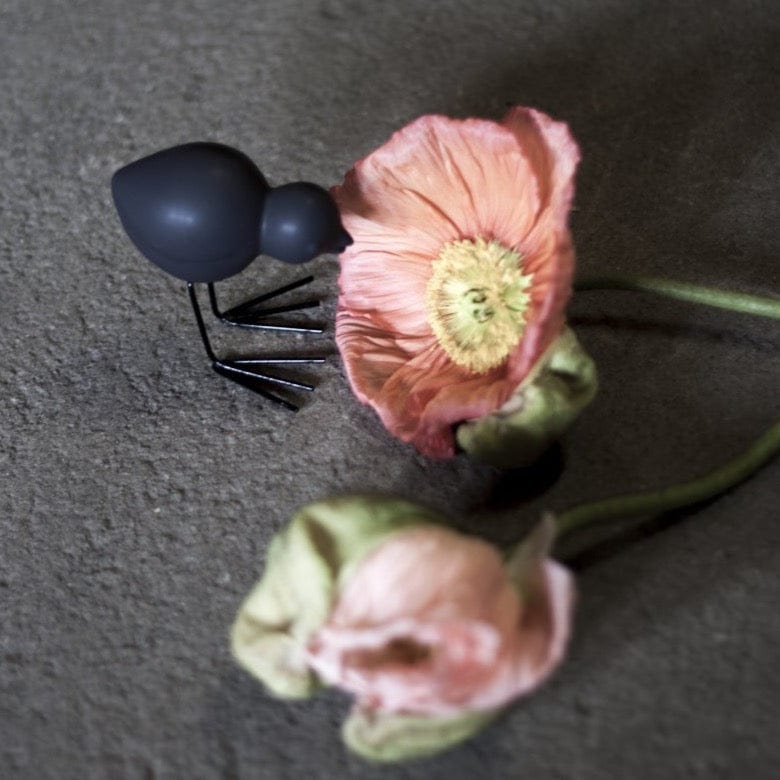 Swedish Birds Dekofiguren 2er Set - schwarz