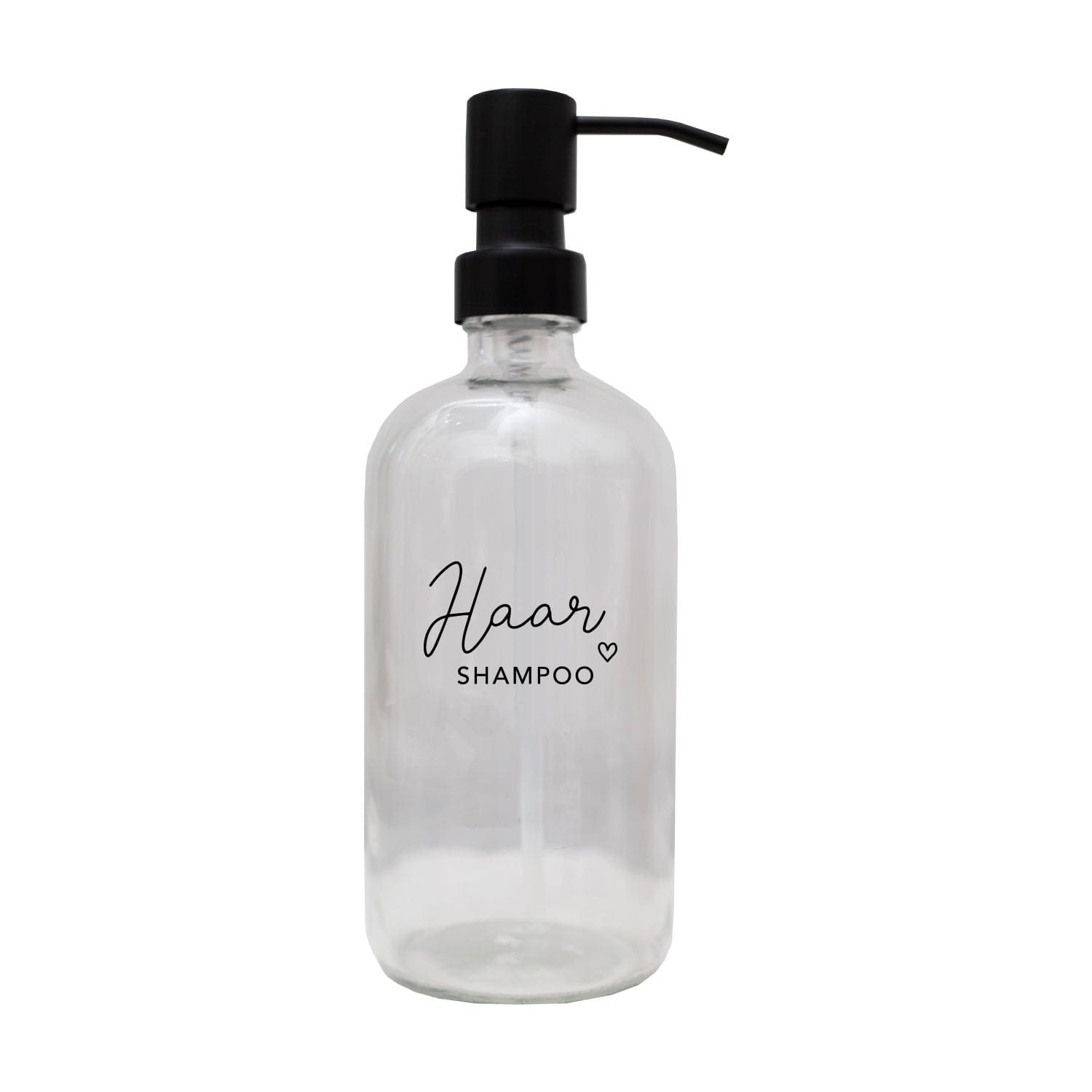 Seifenspender Haarshampoo 500ml - Glas