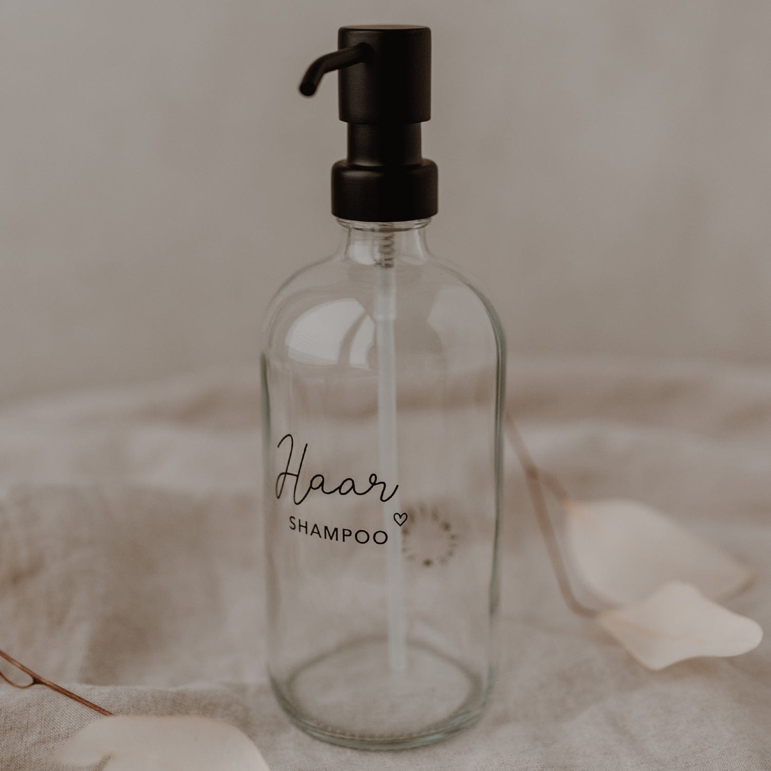 Seifenspender Haarshampoo 500ml - Glas