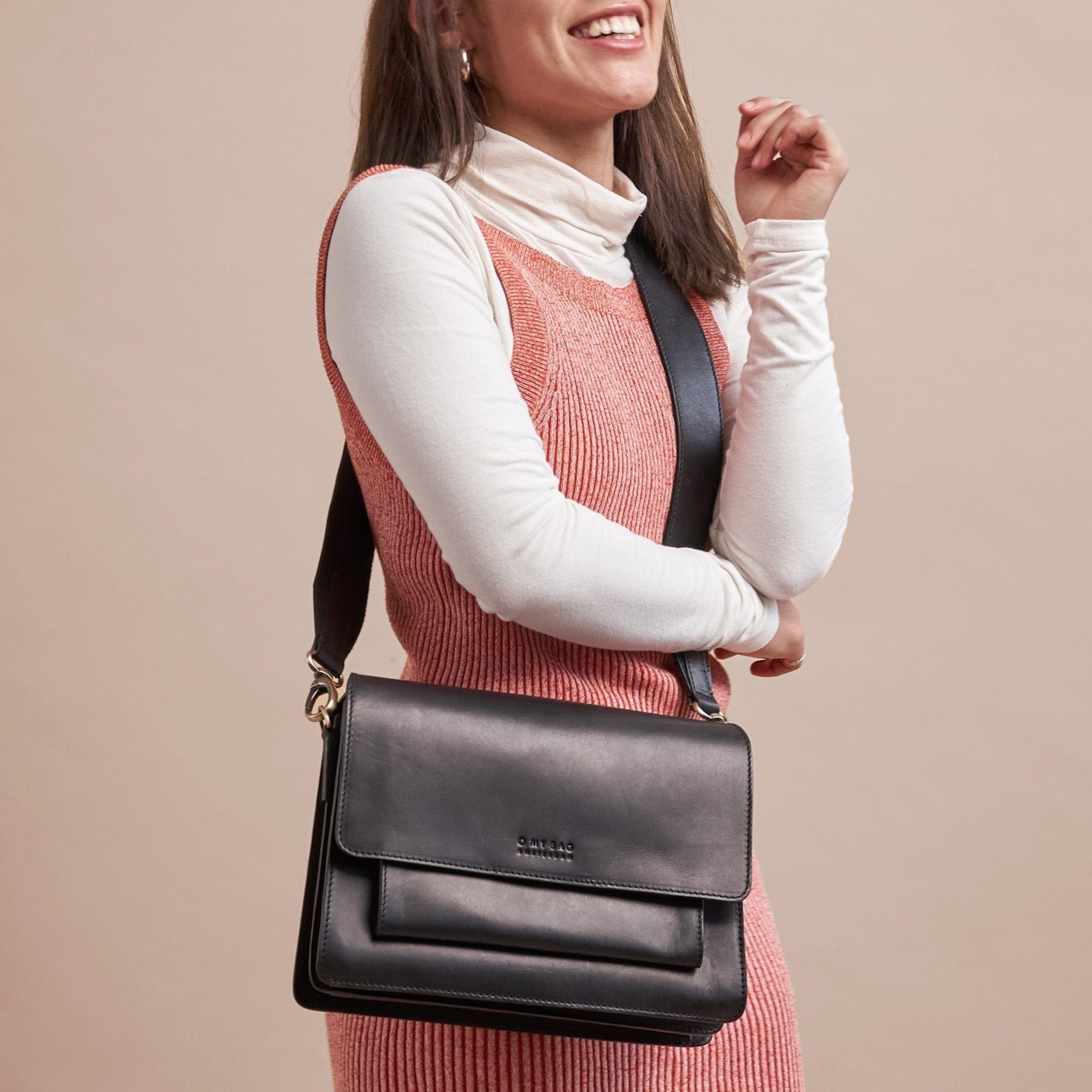 Harper Tasche - Leder Schwarz