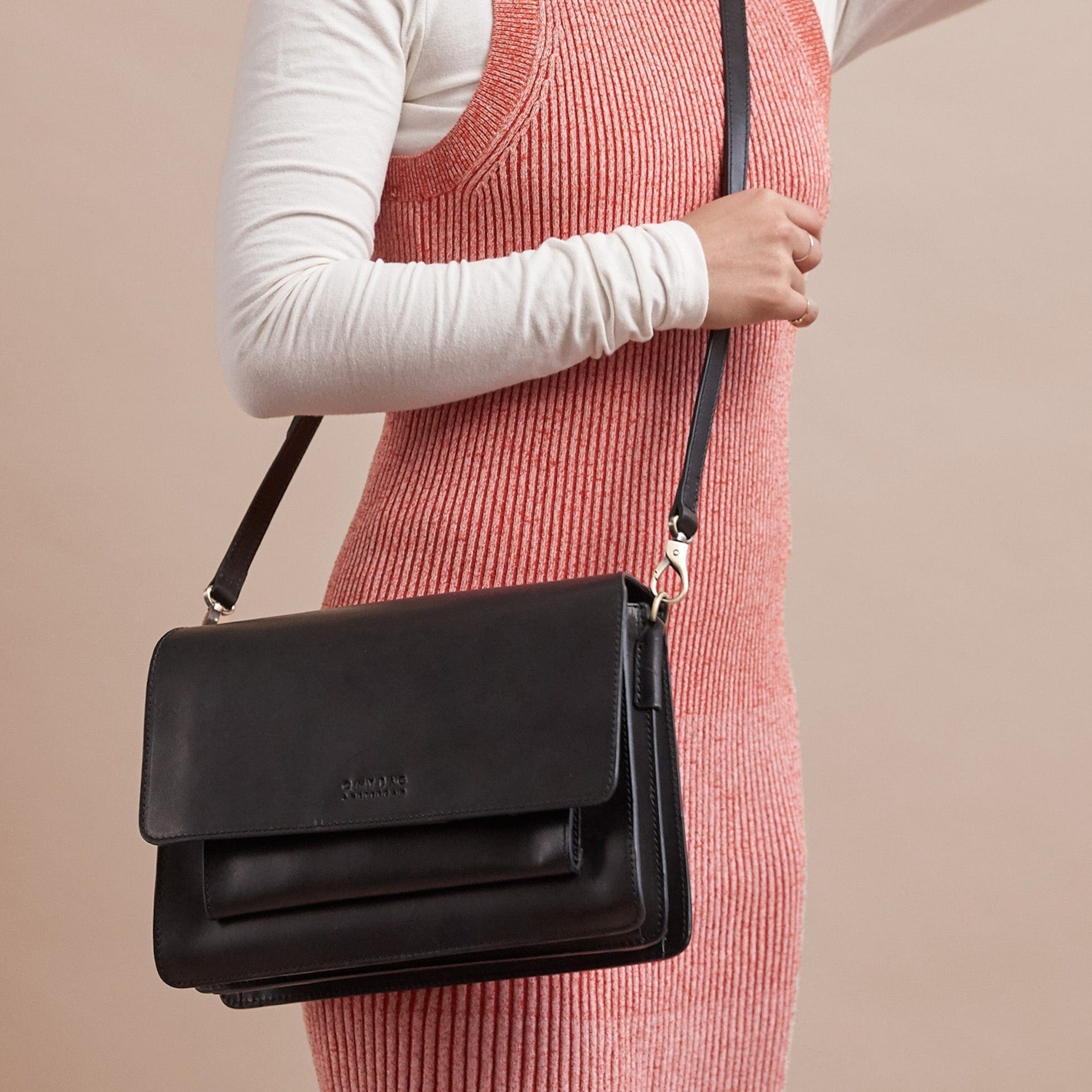 Harper Tasche - Leder Schwarz