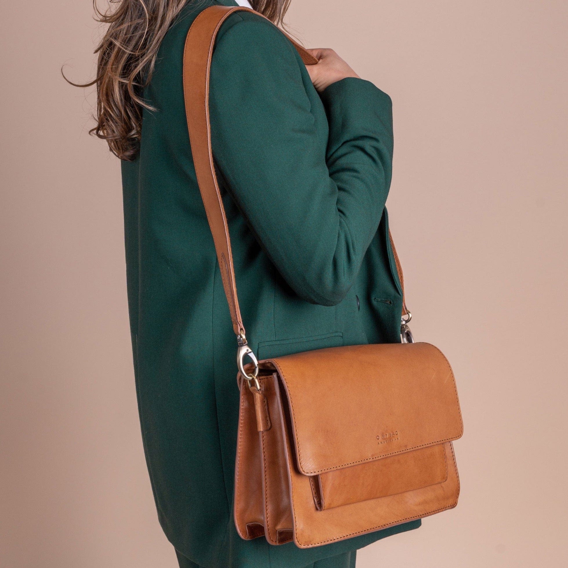 Harper Tasche - Leder Cognac